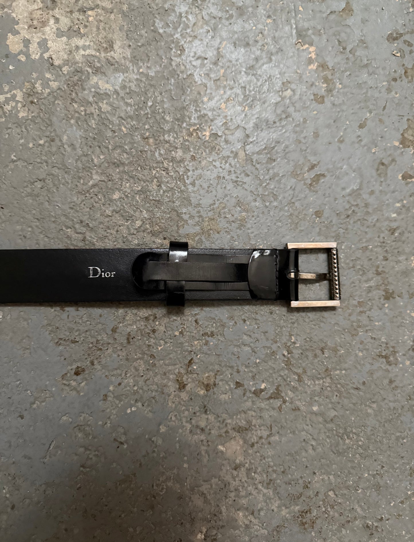Dior SS04 “Strip” ‘X’ Overlocked Belt
