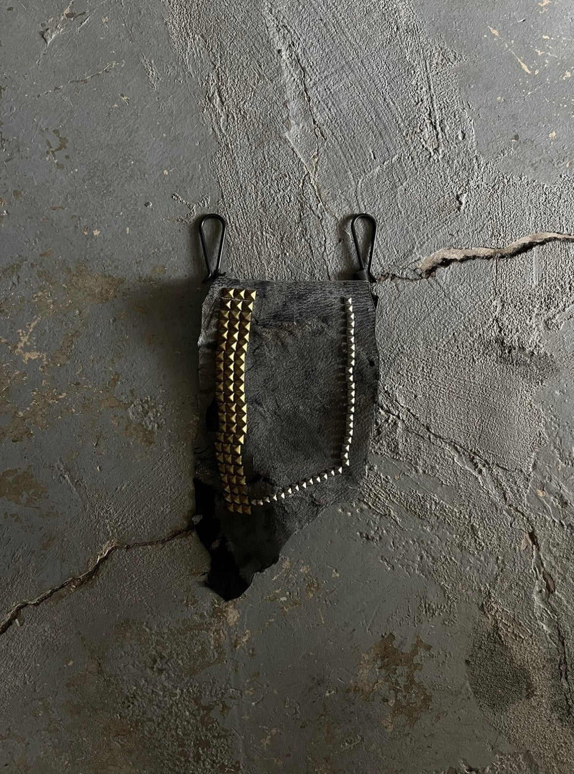 Yasuyuki Ishii Studded Glove & Belt Bag Set