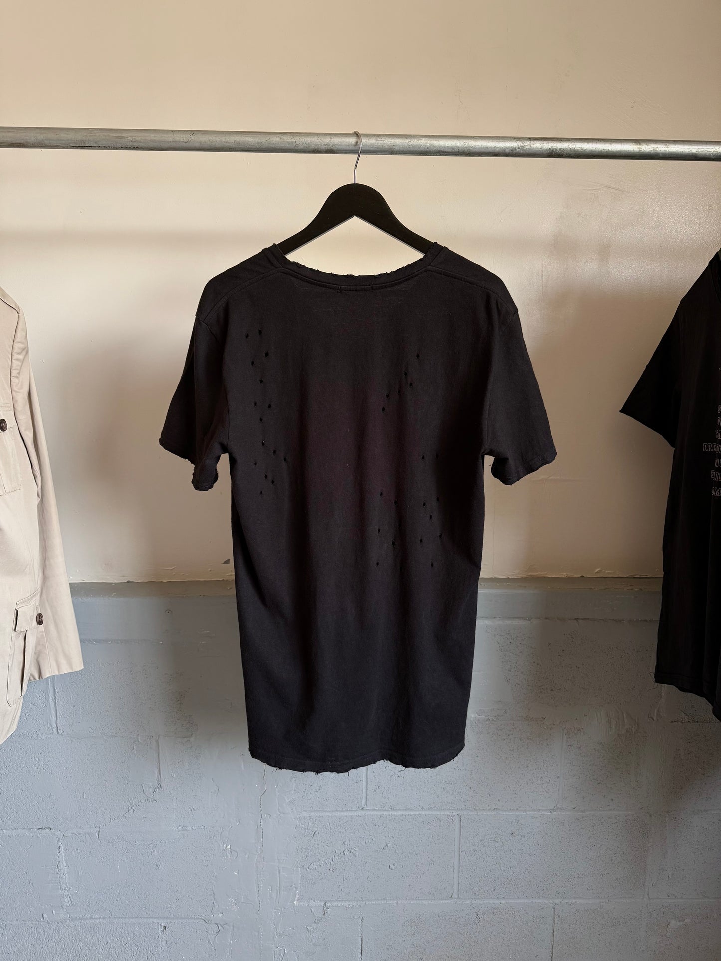 Balmain SS11 Distressed Bullet Tee