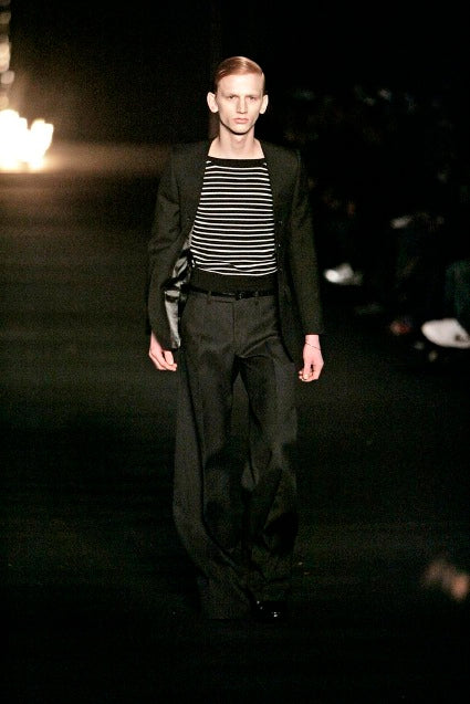 Dior AW06 “These Grey Days” Boat Stripe Knit