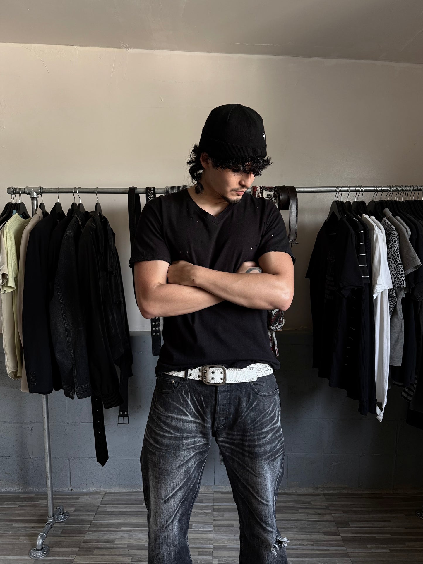 Balmain SS11 Distressed Bullet Tee