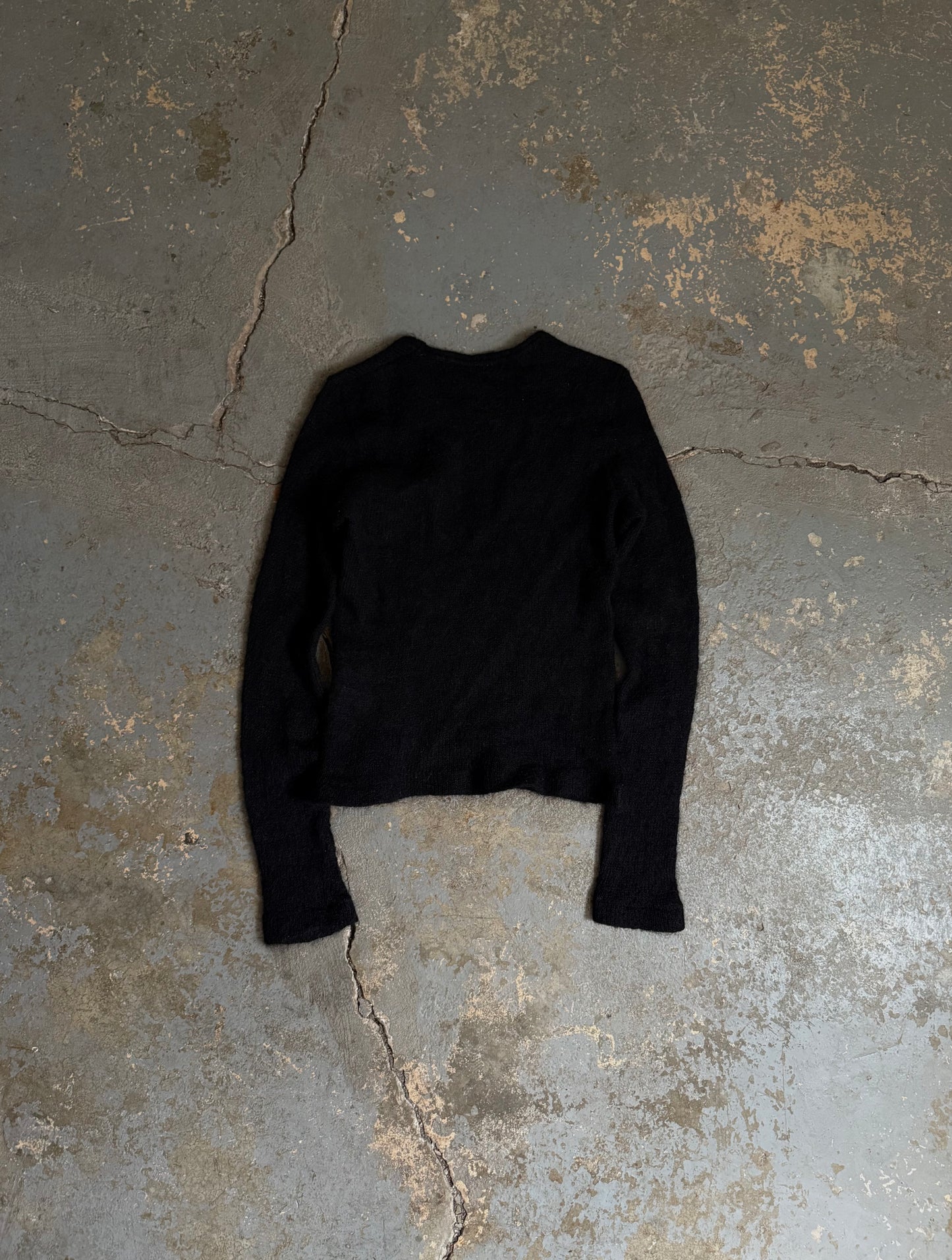 Junya Watanabe AW98 Star Cropped Mohair Knit