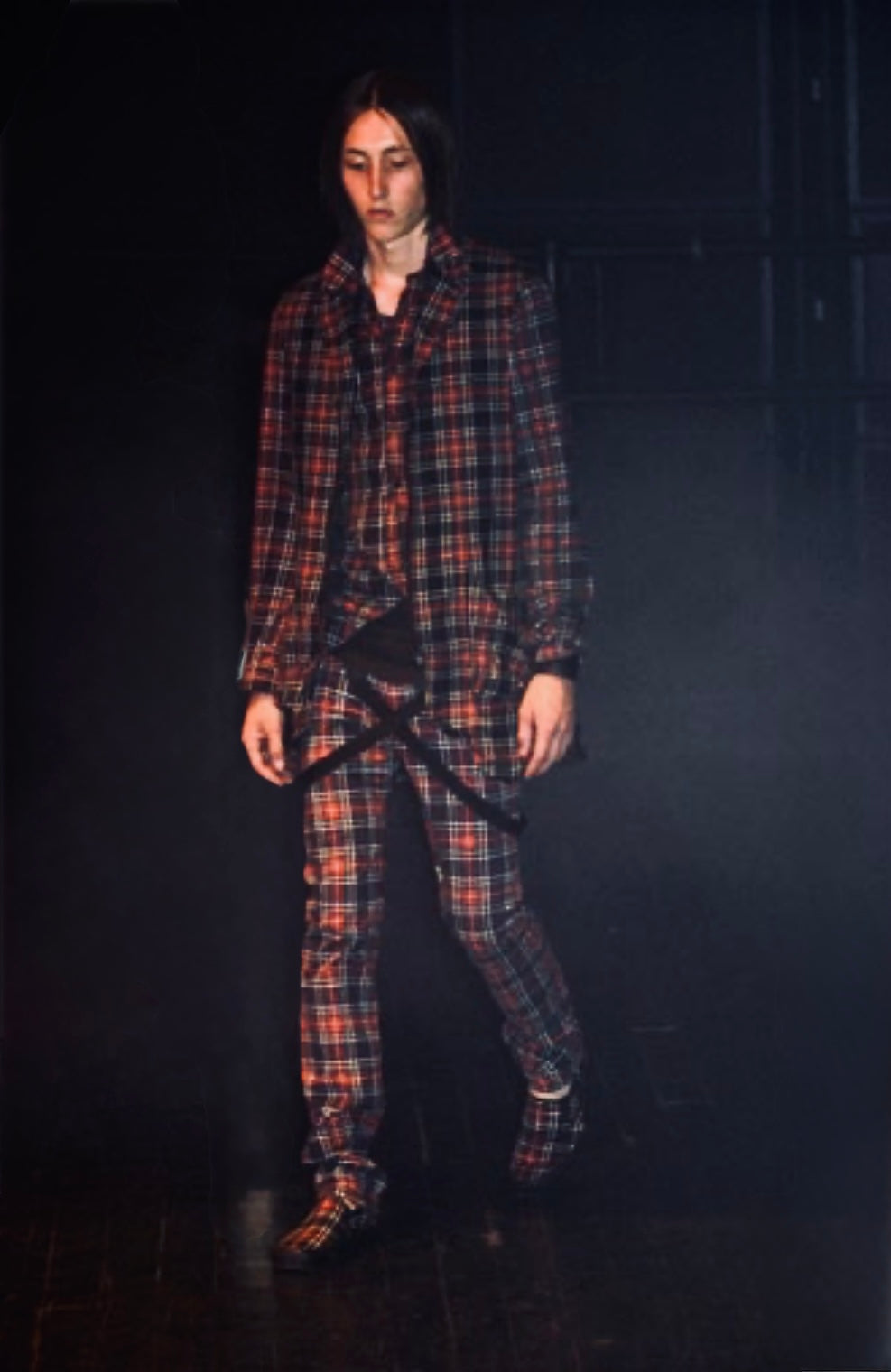 Number (N)ine SS05 “Night Crawler” Plaid Bondage Pants