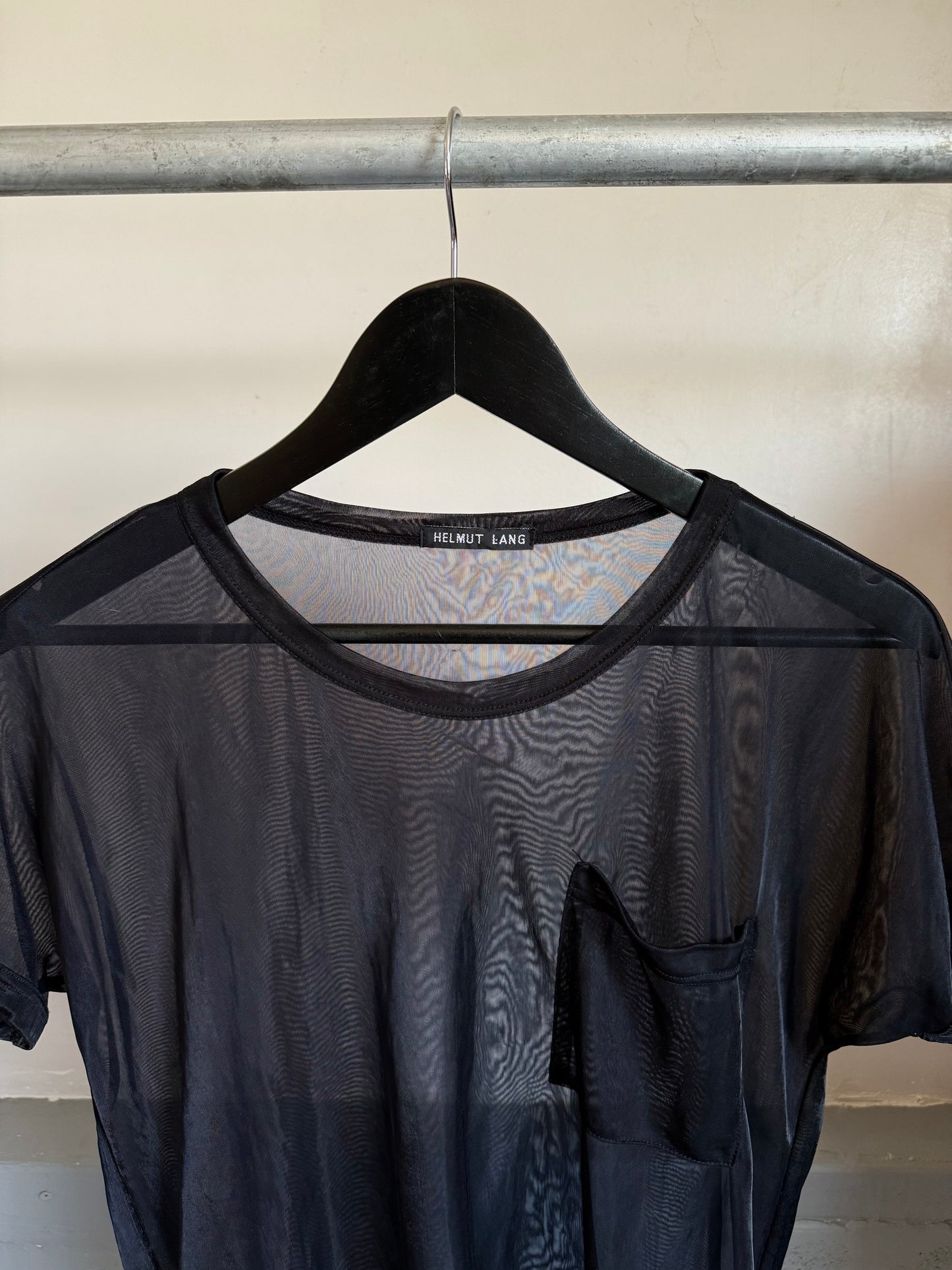 2000’s Helmut Lang Mesh Pocket Tee