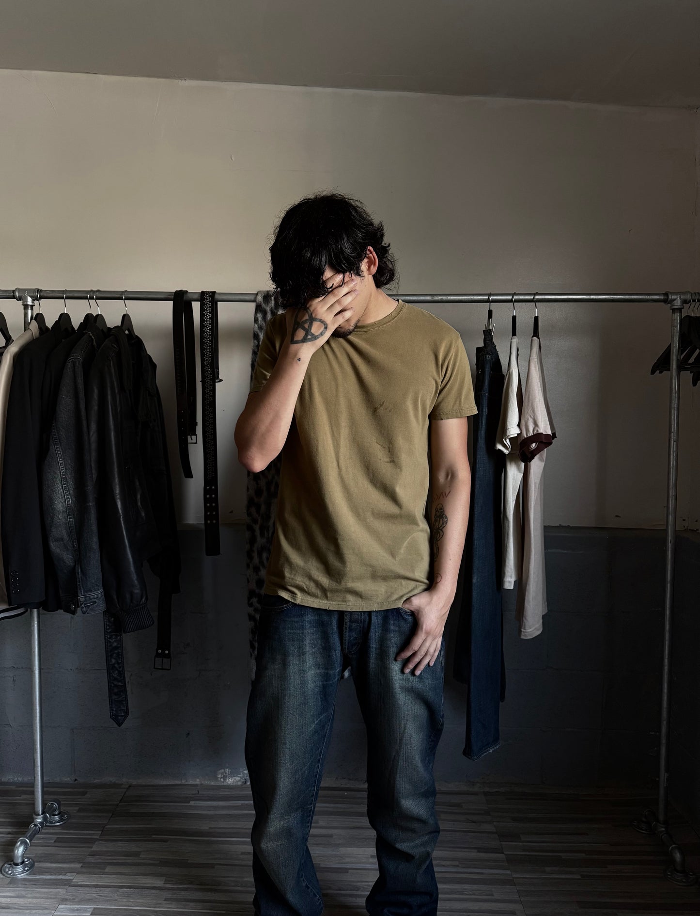Balmain SS10 Distressed ‘Military’ Tee