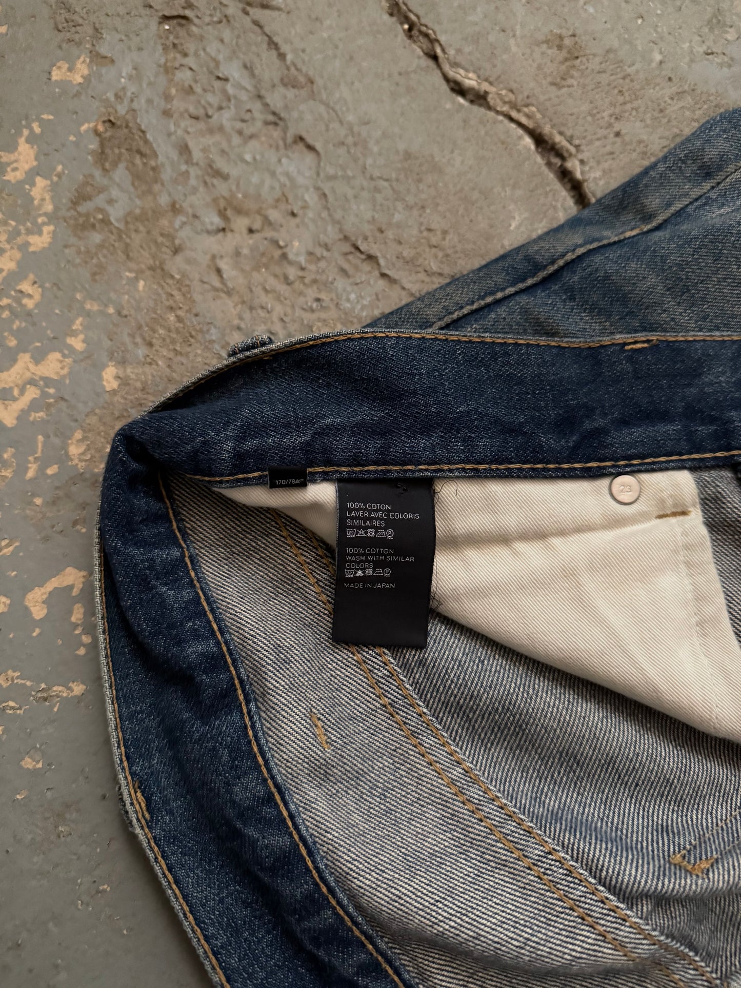 Celine M_CU_007 Dirty Distressed Jeans - Hedi Slimane Era
