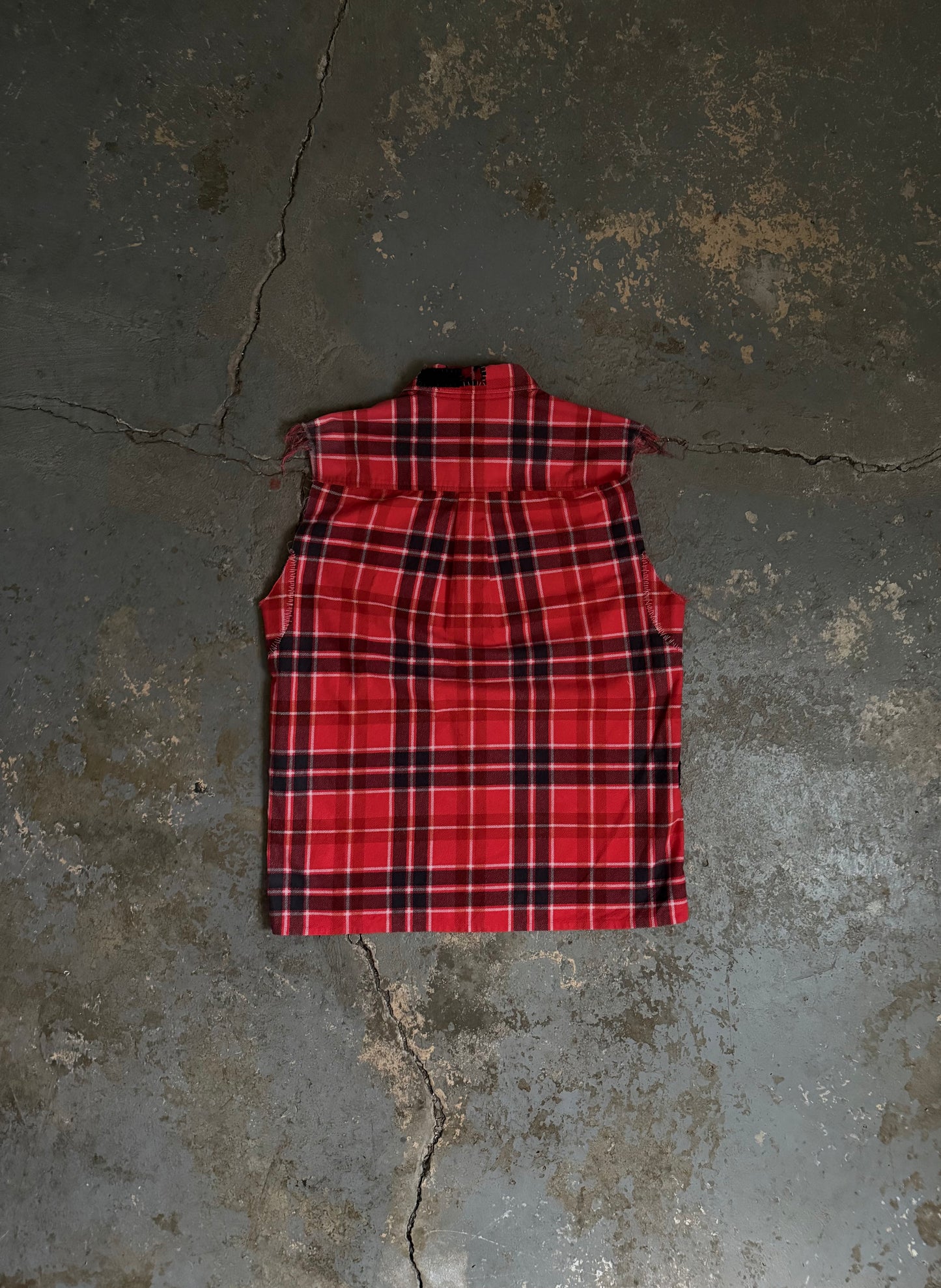 Undercover SAMPLE SS03 “Scab” Patchwork Scab Button Up