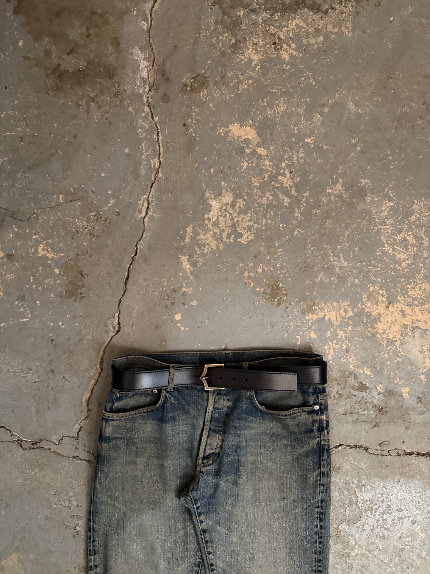Dior SS05 “Untitled/Beck” D Point Leather Belt