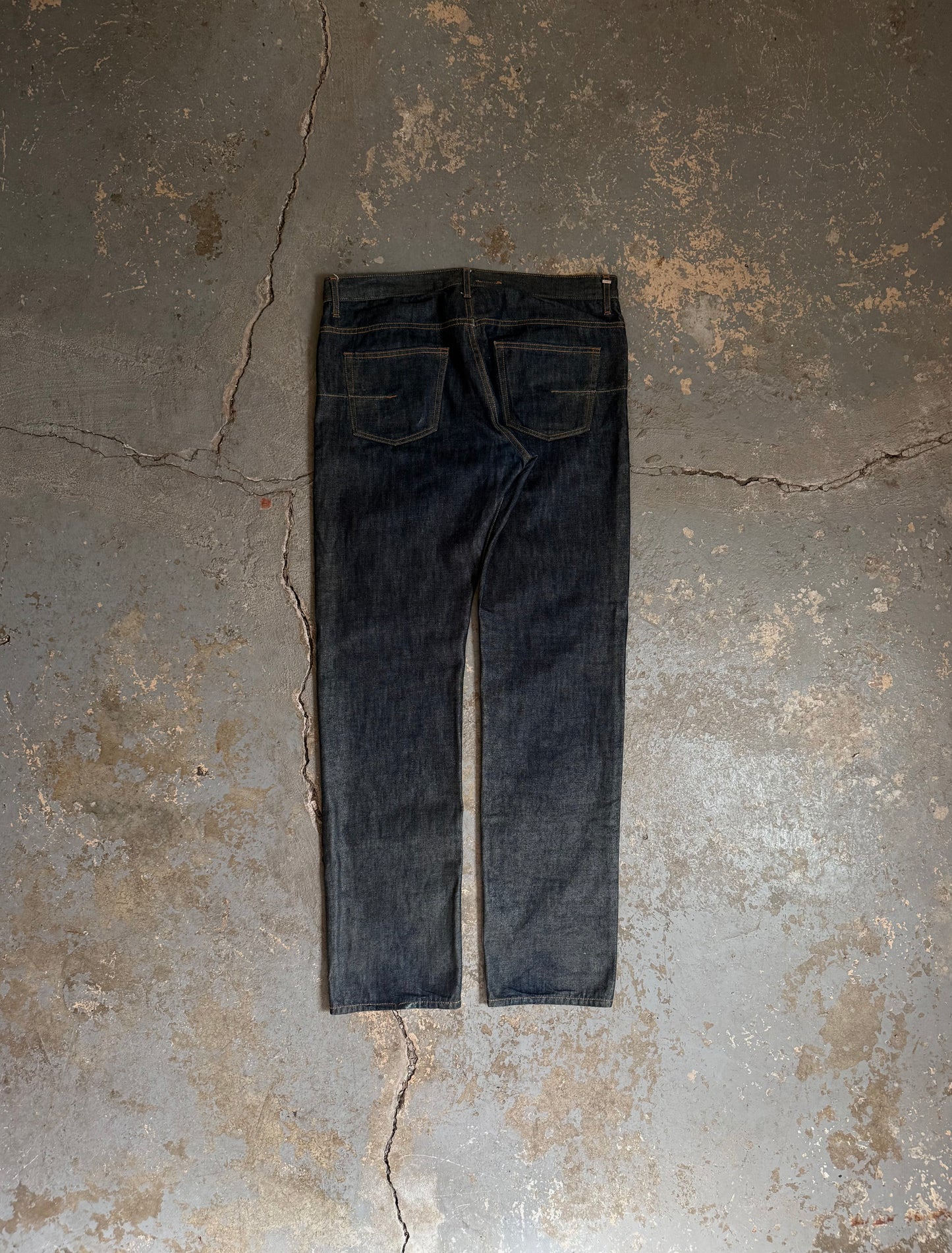 Dior AW07 “Navigate” Waxed Jeans