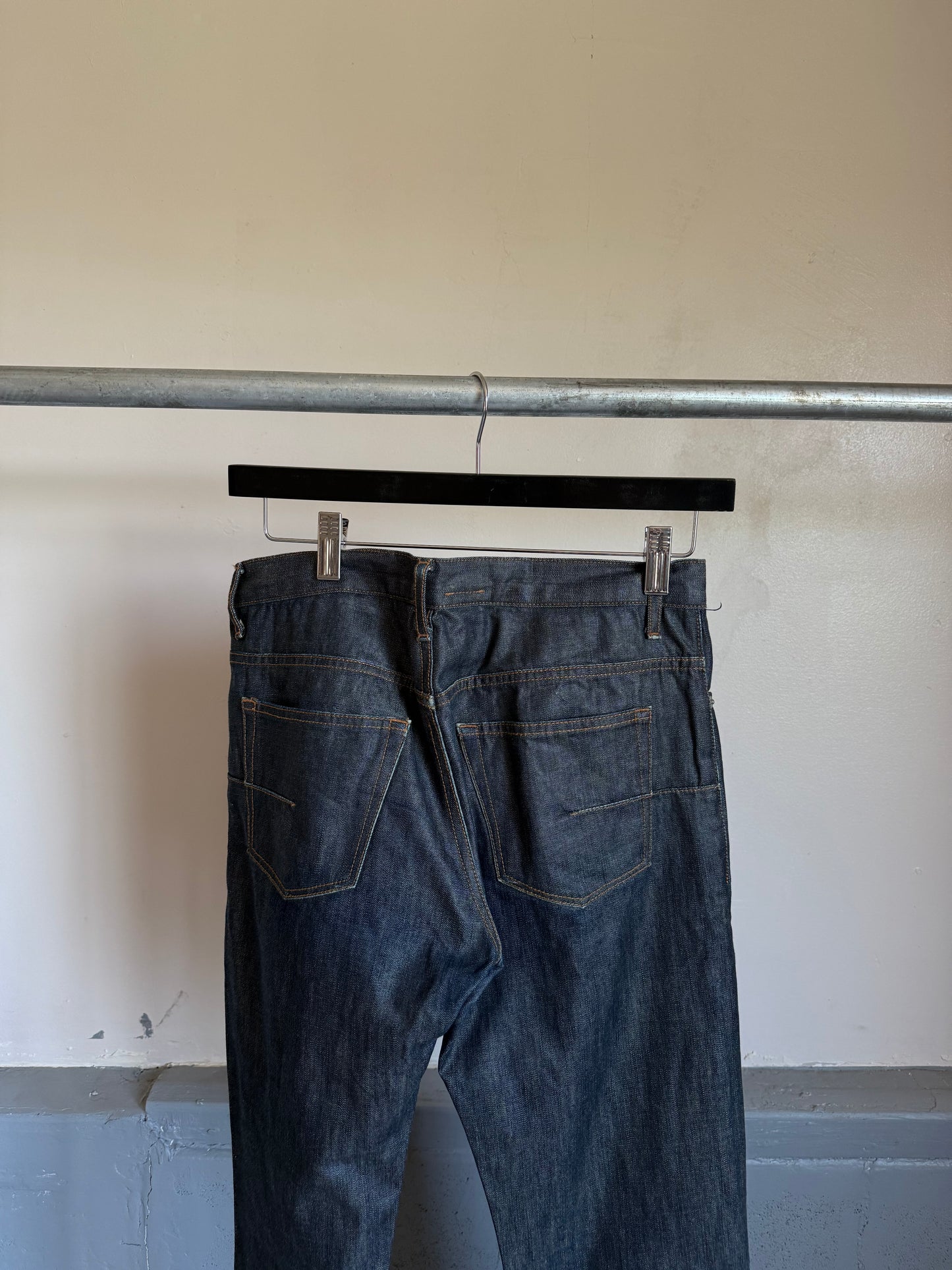 Dior AW07 “Navigate” Green Wax Jeans