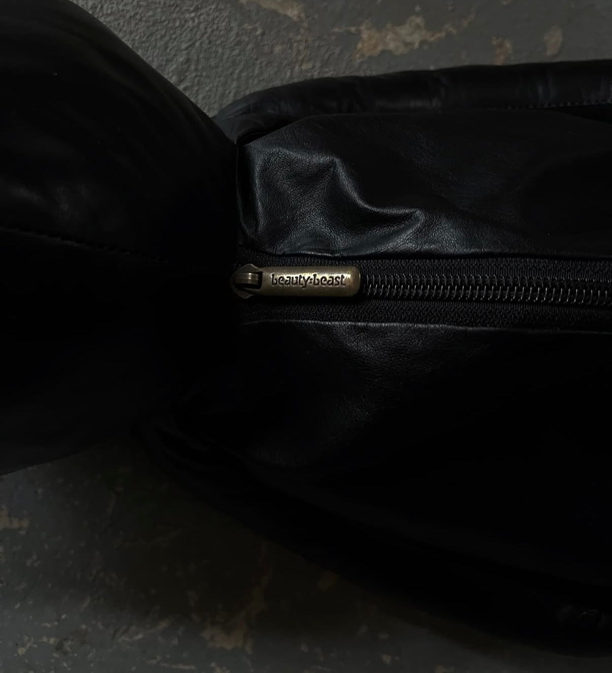 Beauty:Beast Leather Bear Bag