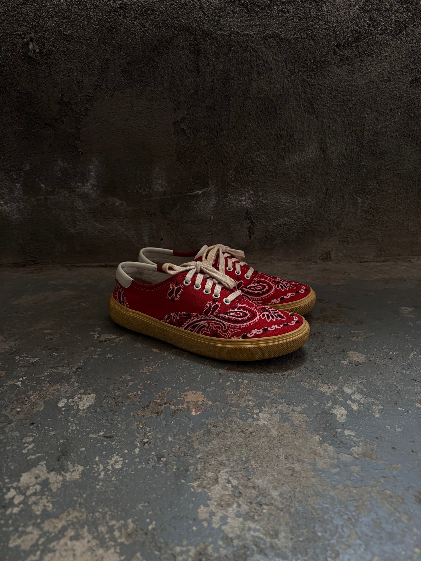 Saint Laurent SS14 Paisley 20 Skate Sneaker