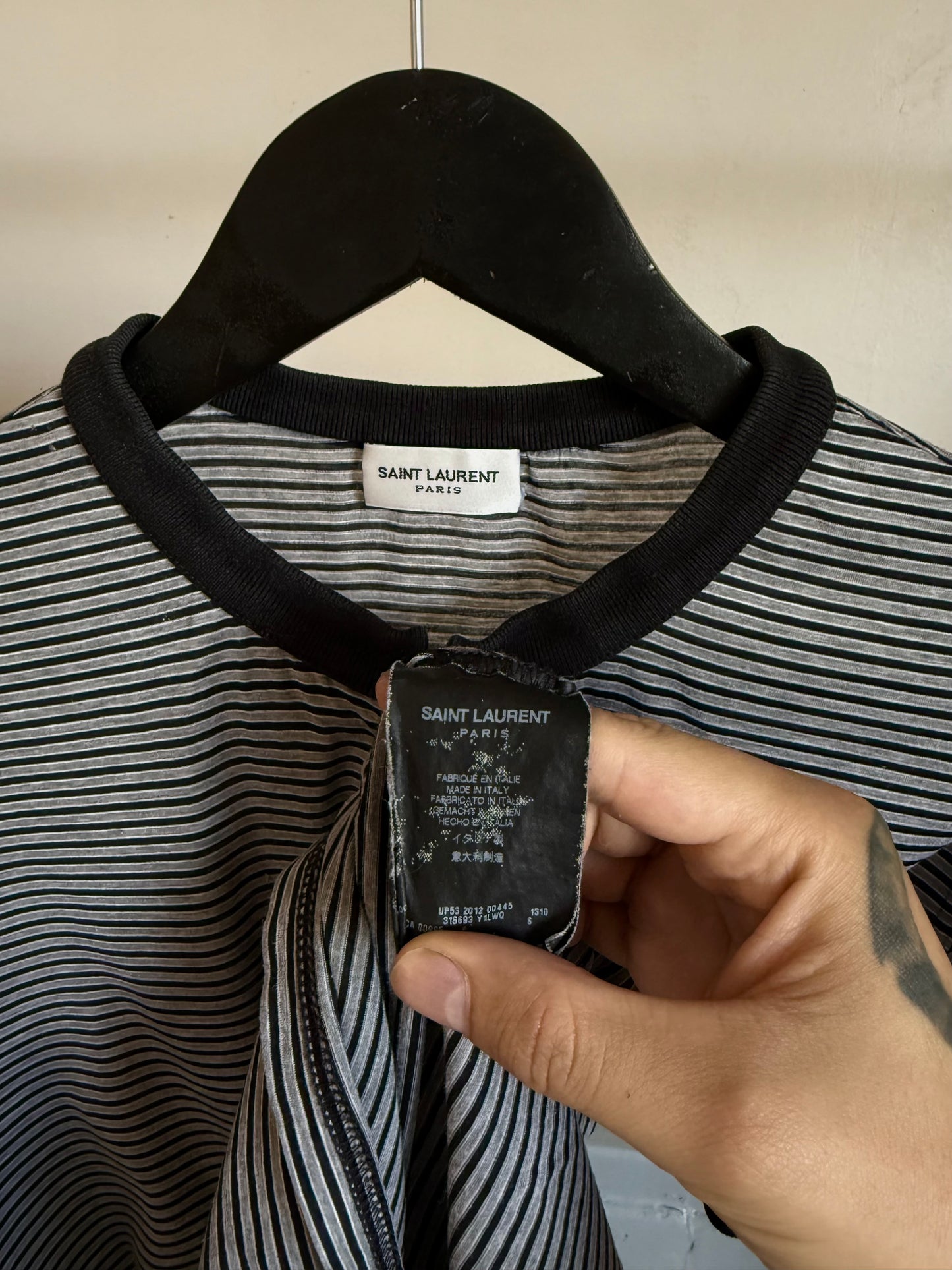 Saint Laurent SS13 ‘YSL’ Polo