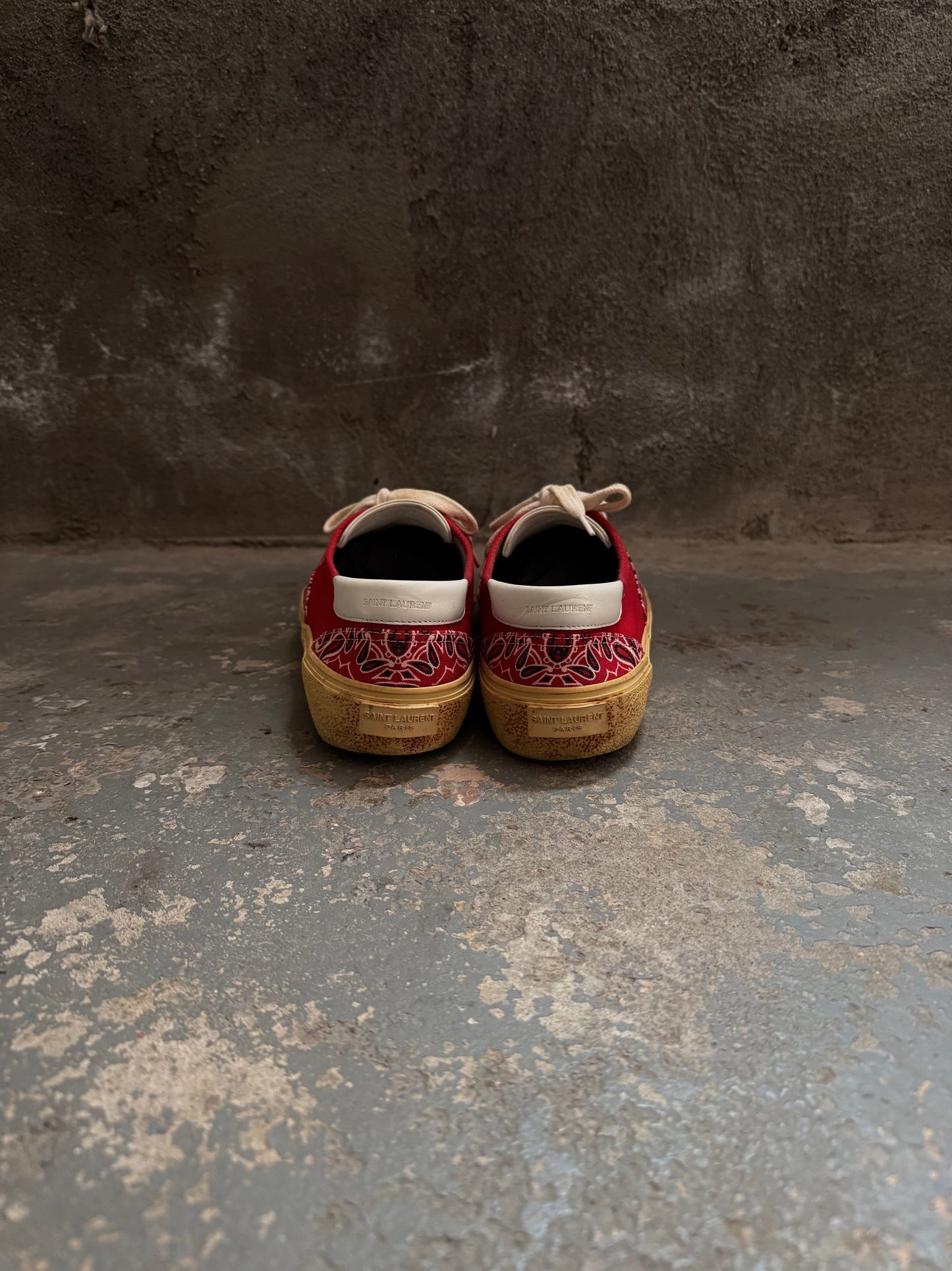 Saint Laurent SS14 Paisley 20 Skate Sneaker