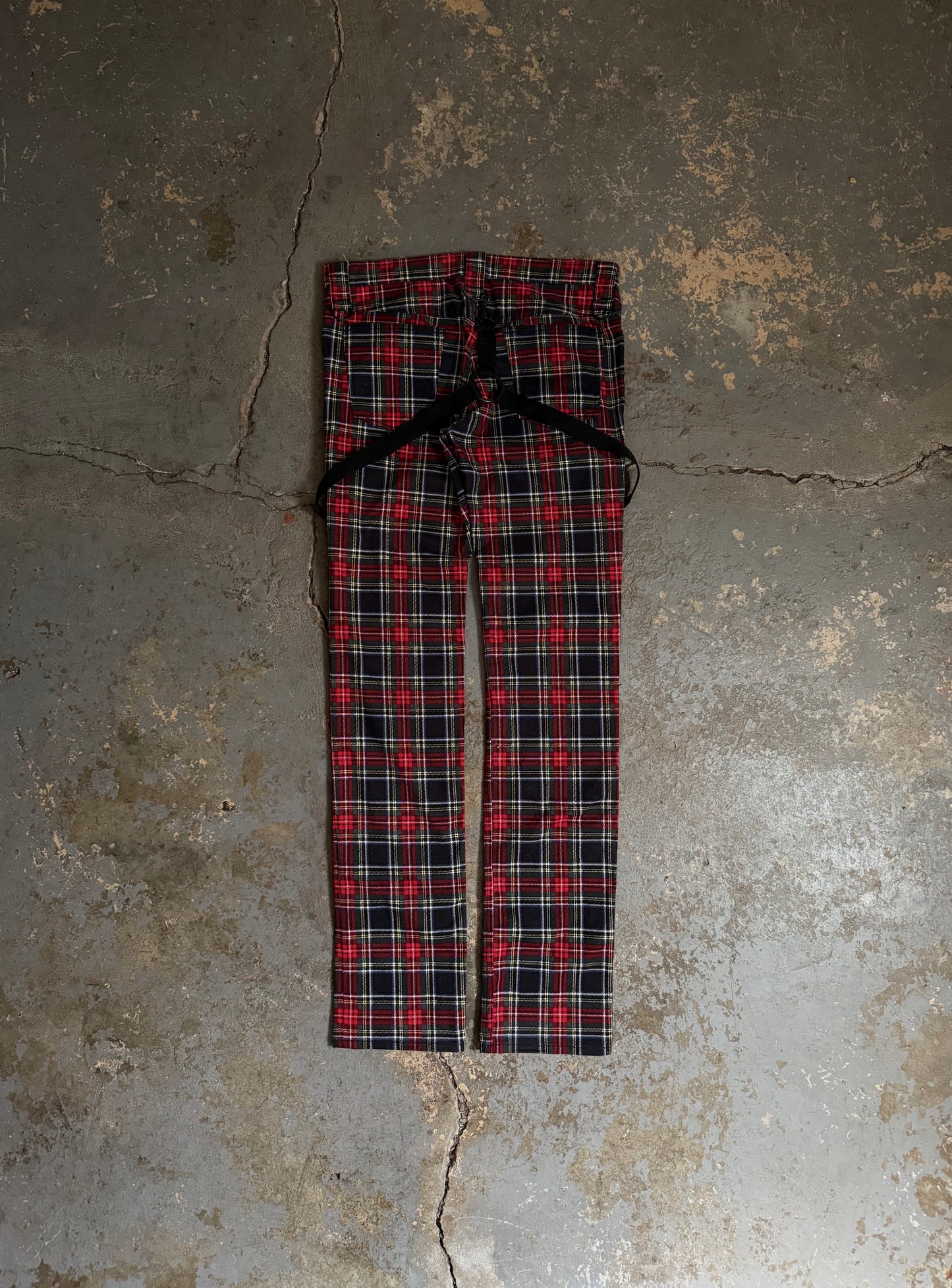 Number (N)ine SS05 “Night Crawler” Plaid Bondage Pants