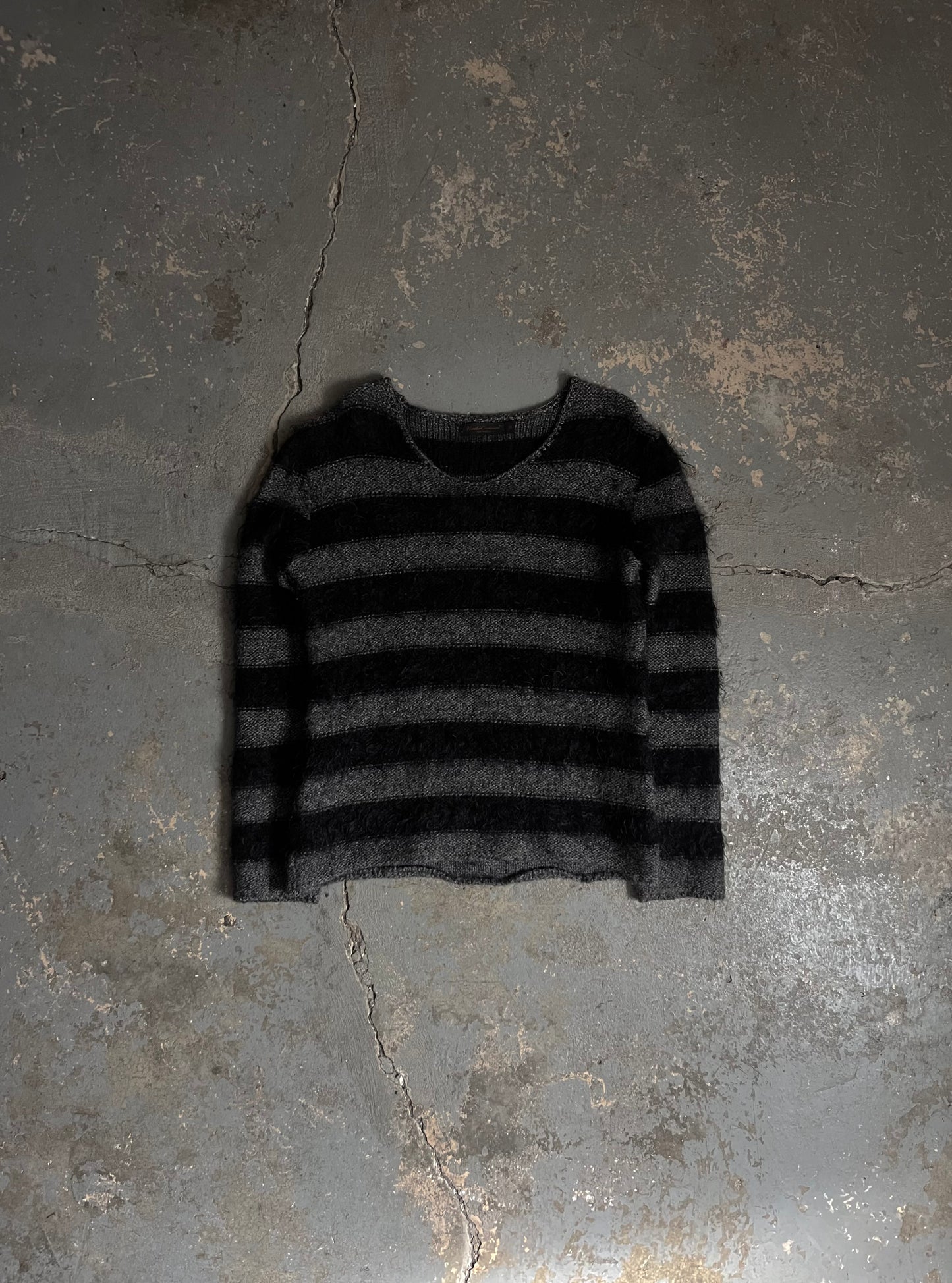AW03 “Paper Doll” Striped Mohair Knit