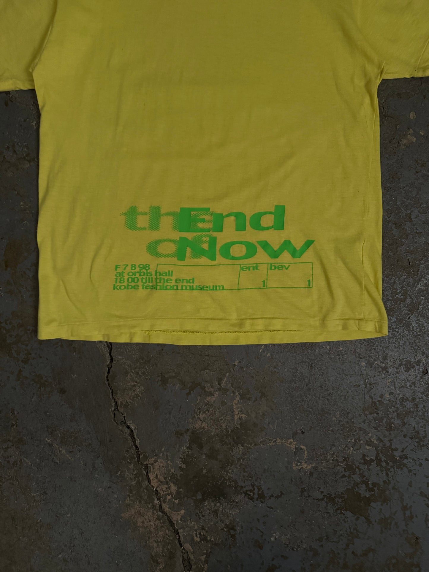 Beauty:Beast The End Of Now Fall 1998 Promo Tee