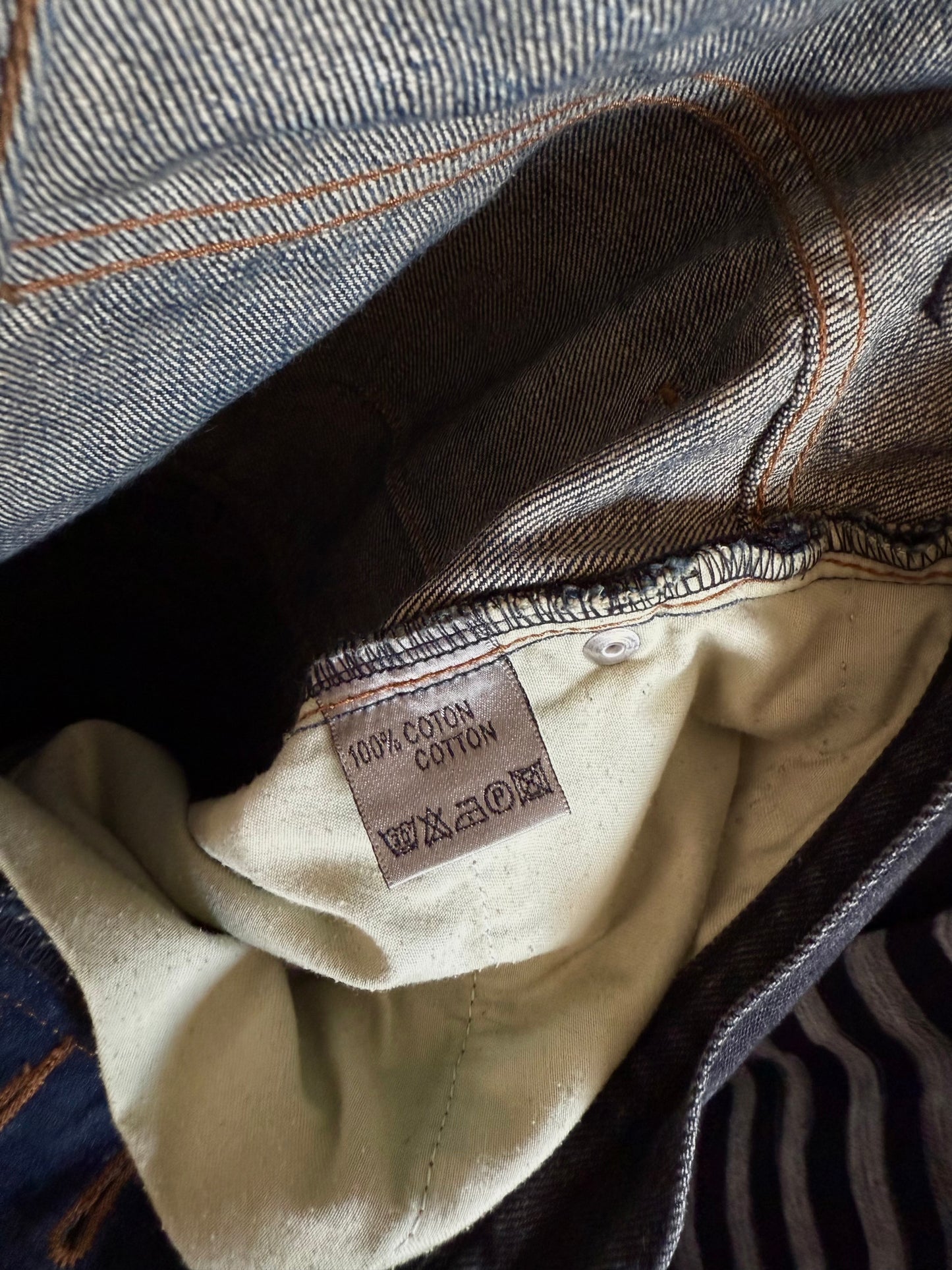 Dior AW06 Cummerbund Bootcut Jeans