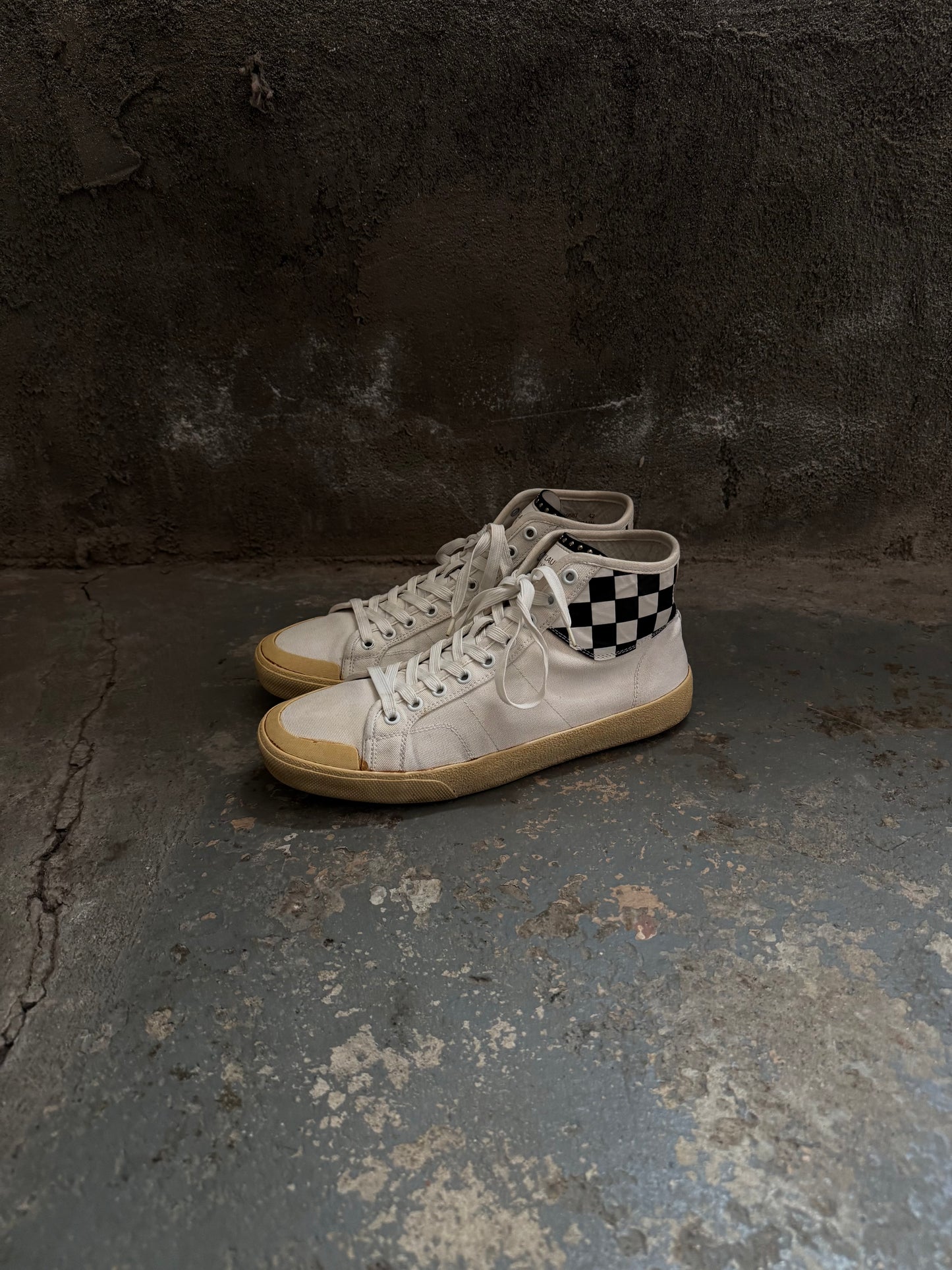 Saint Laurent SS16 “Surf Sound” Checkered SL/37M Sneaker