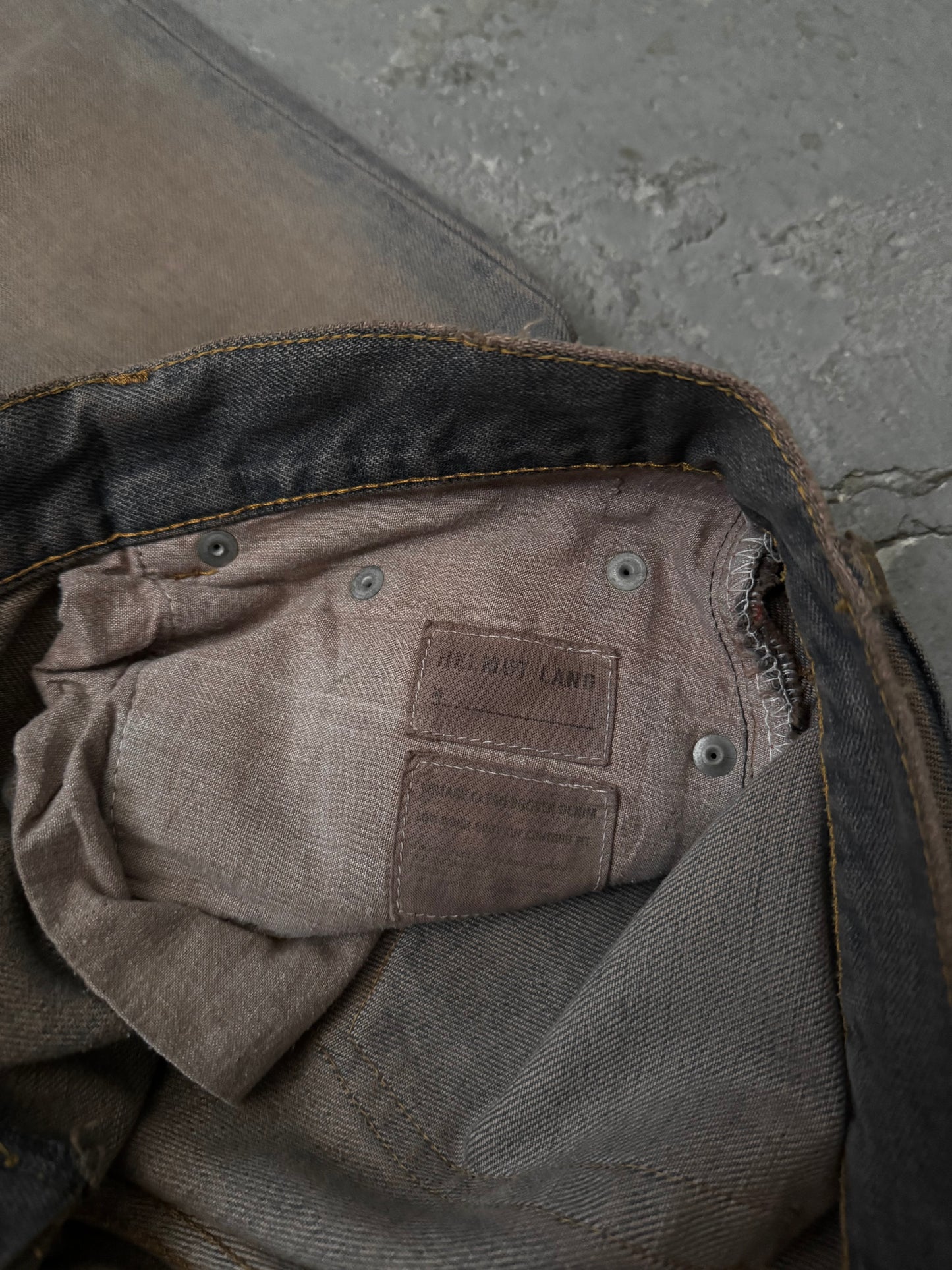 Helmut Lang 2000’s Mudwash Bootcut Jeans