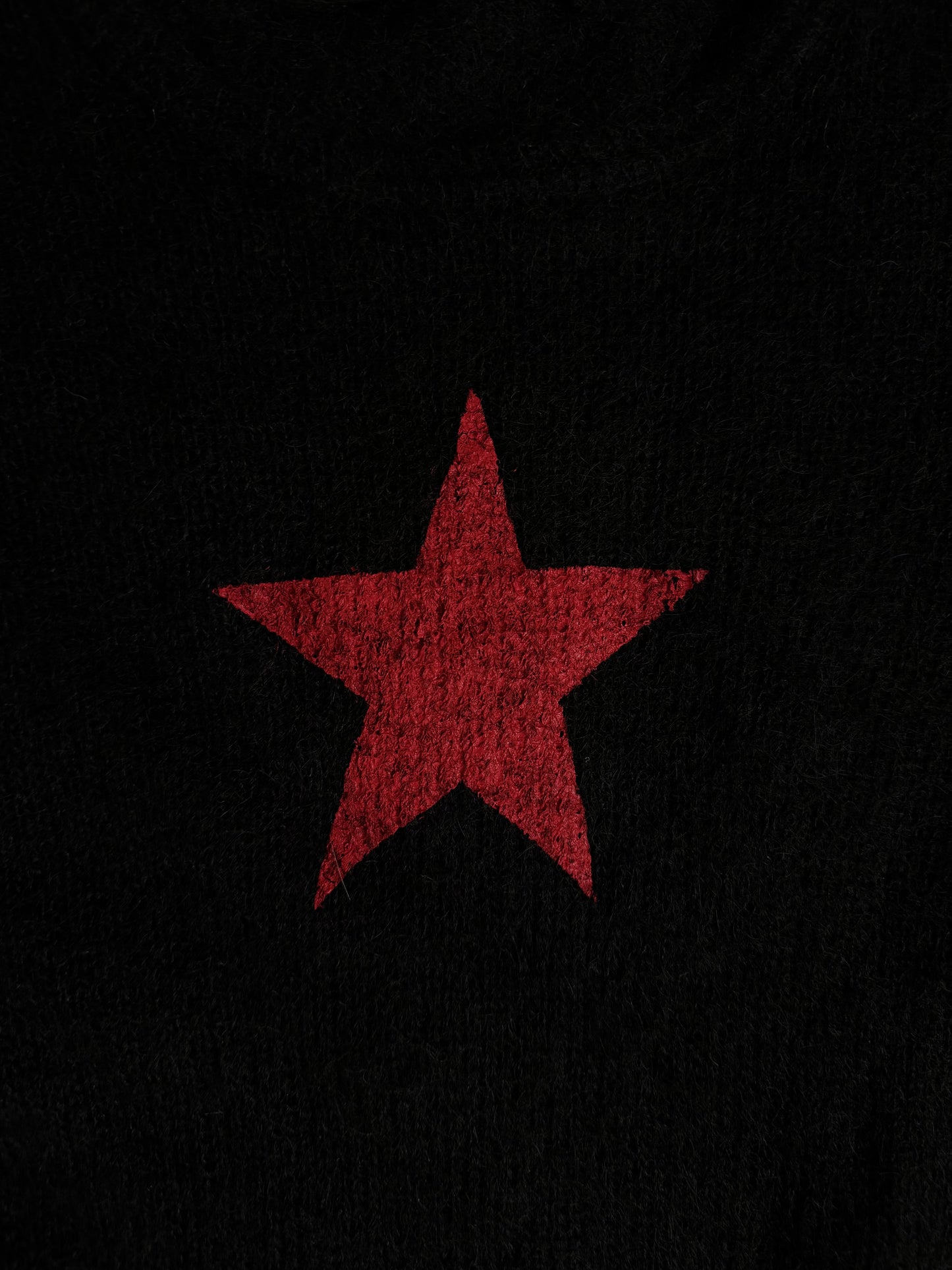 Junya Watanabe AW98 Star Cropped Mohair Knit