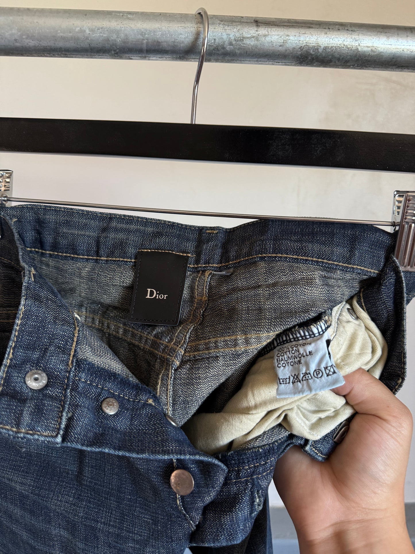 Dior SS05 “Untitled/Beck” Glitter Jeans
