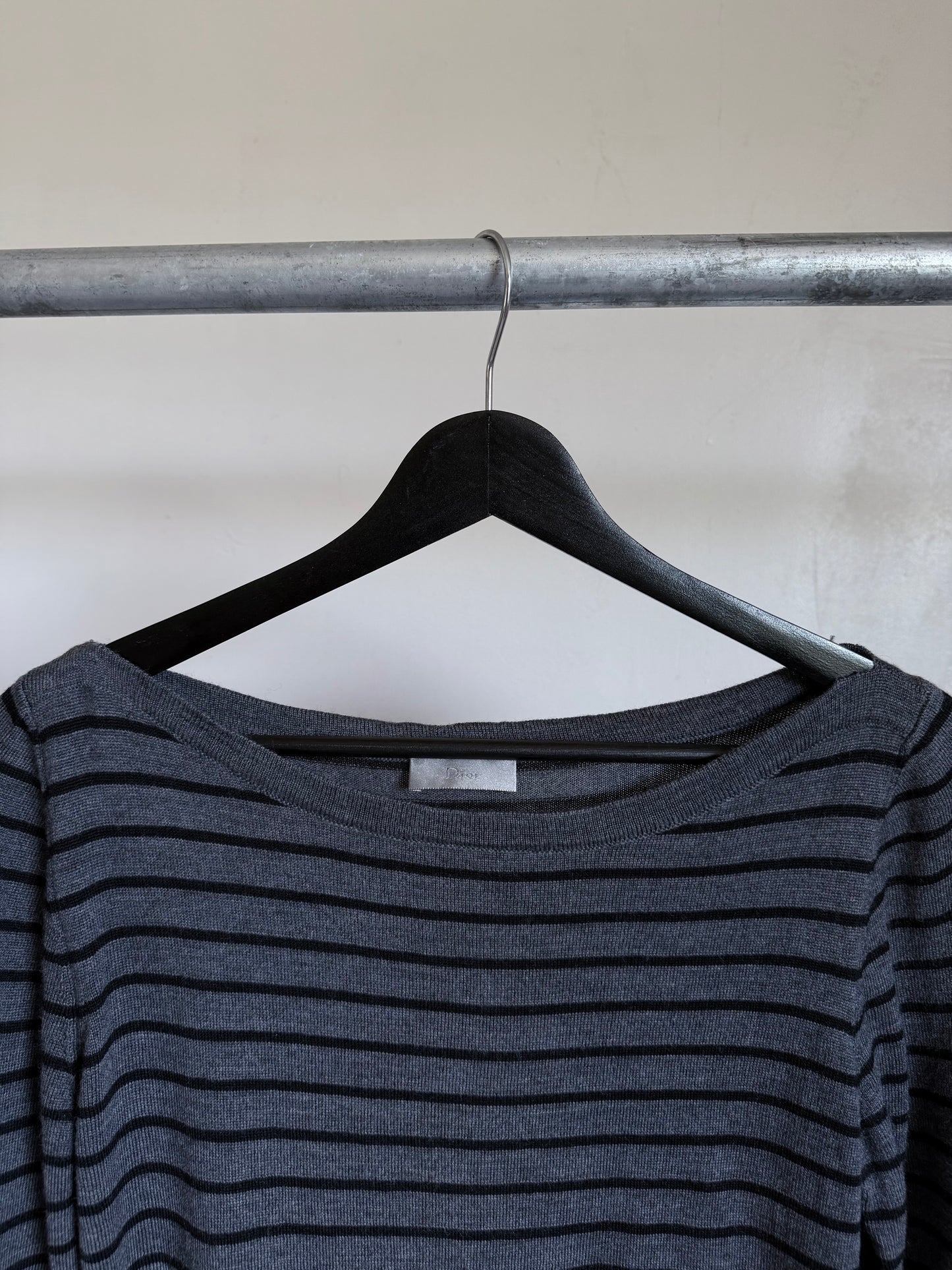 Dior AW06 “These Grey Days” Boat Stripe Knit