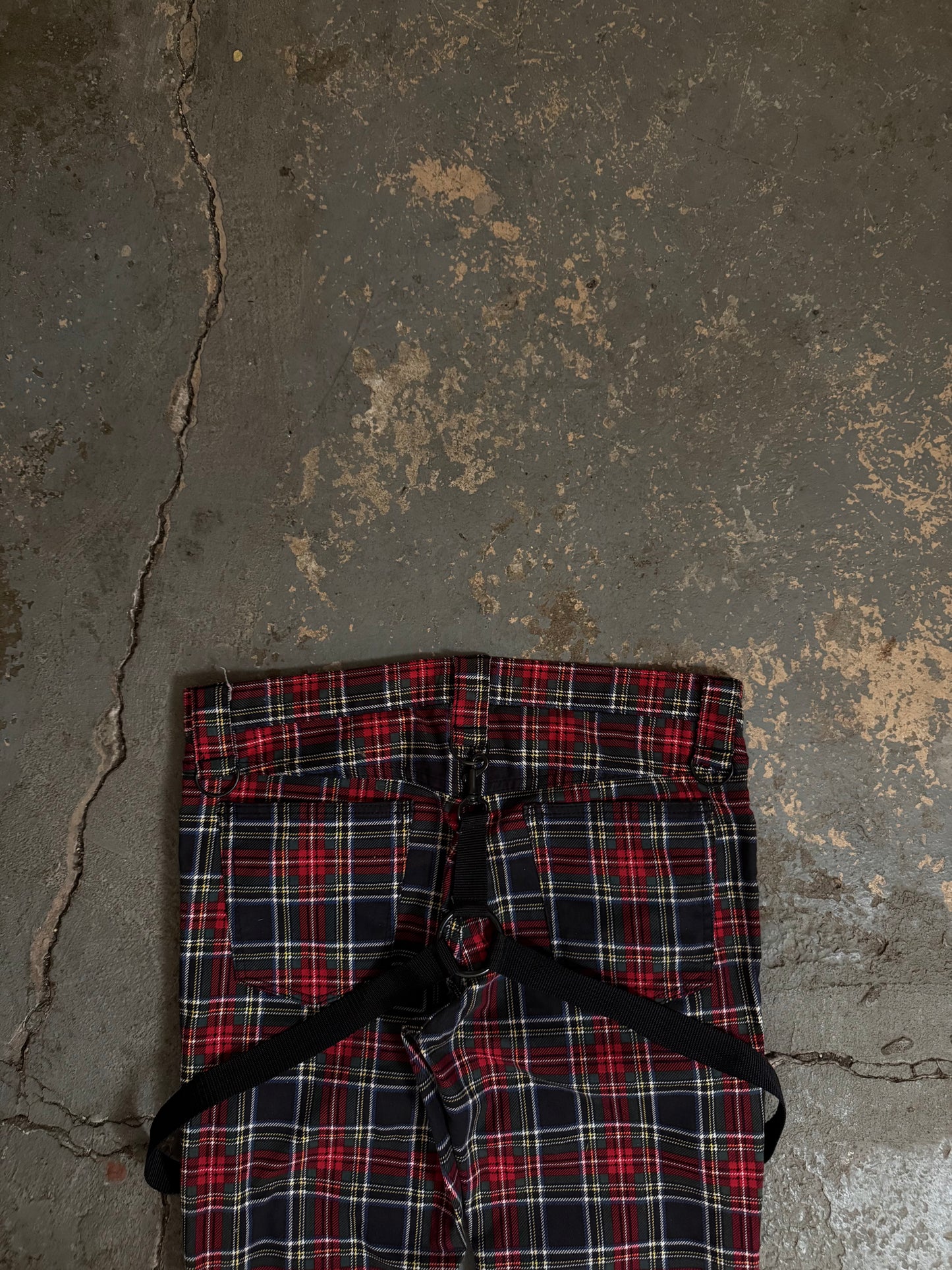Number (N)ine SS05 “Night Crawler” Plaid Bondage Pants
