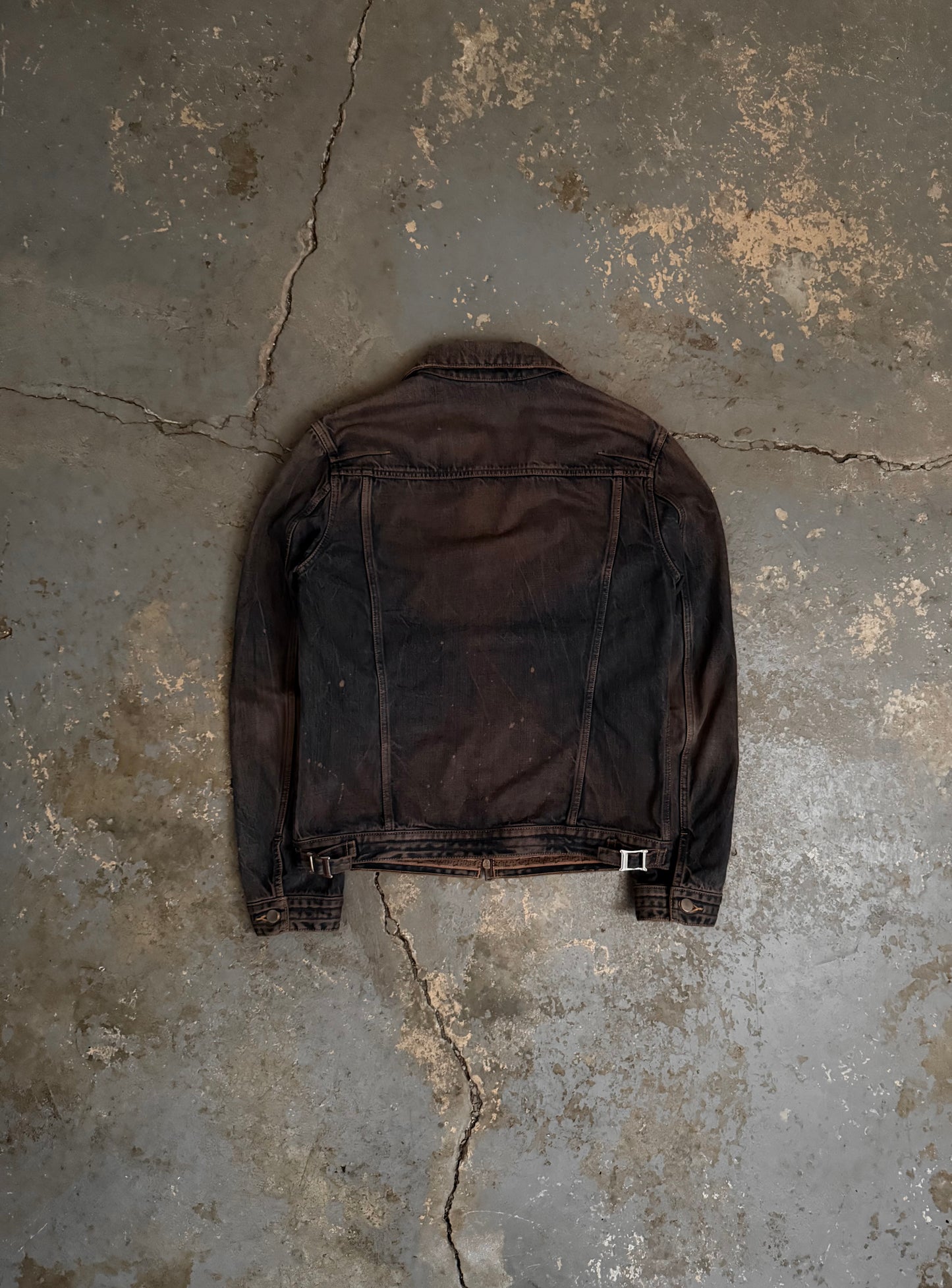 Number (N)ine AW09 “A Closed Feeling” Mudwash Pain Trucker Jacket