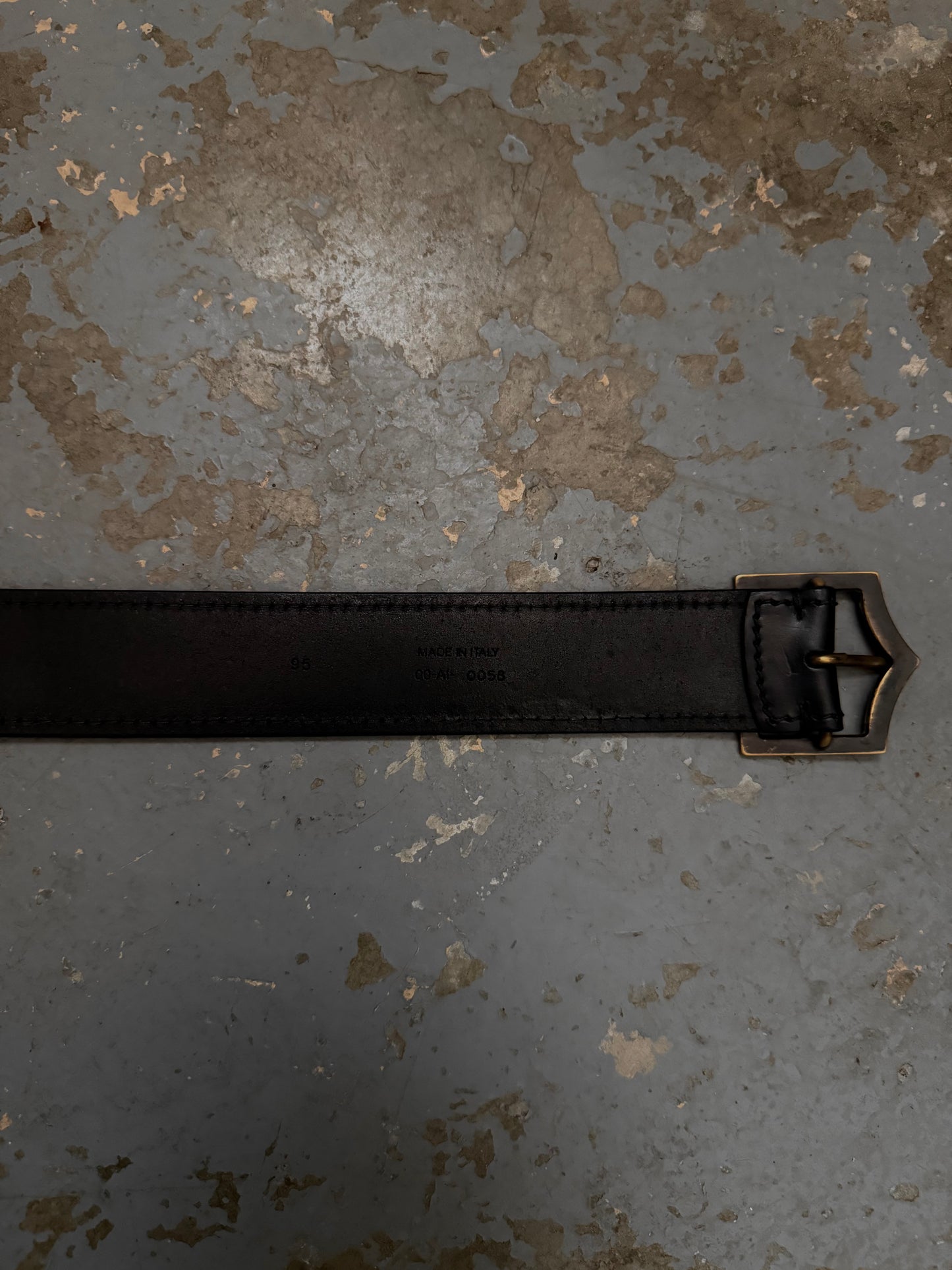 Dior SS05 “Untitled/Beck” D Point Leather Belt