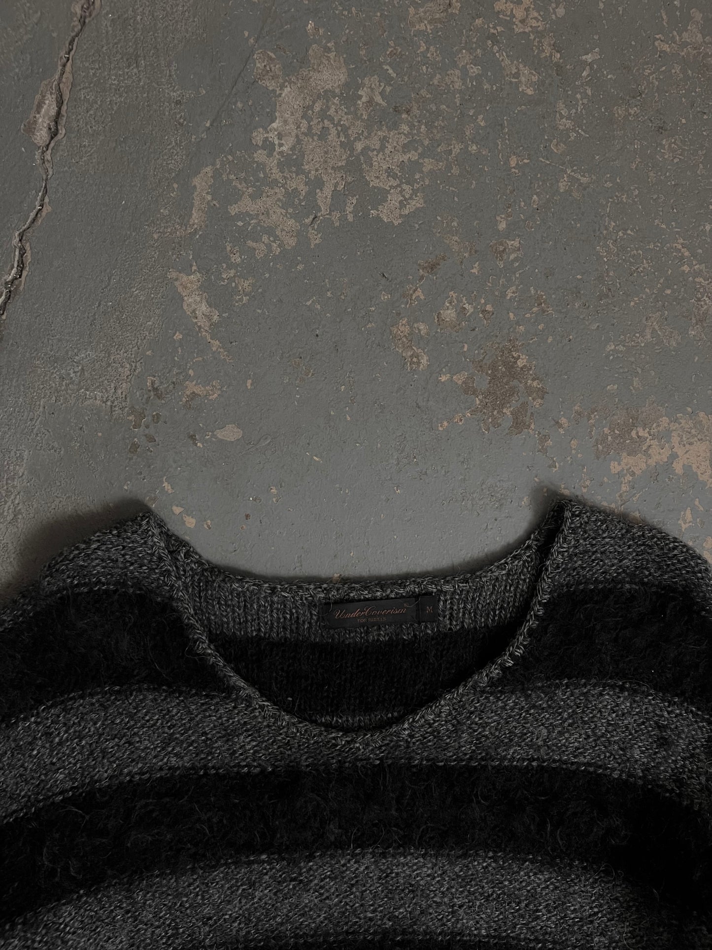AW03 “Paper Doll” Striped Mohair Knit