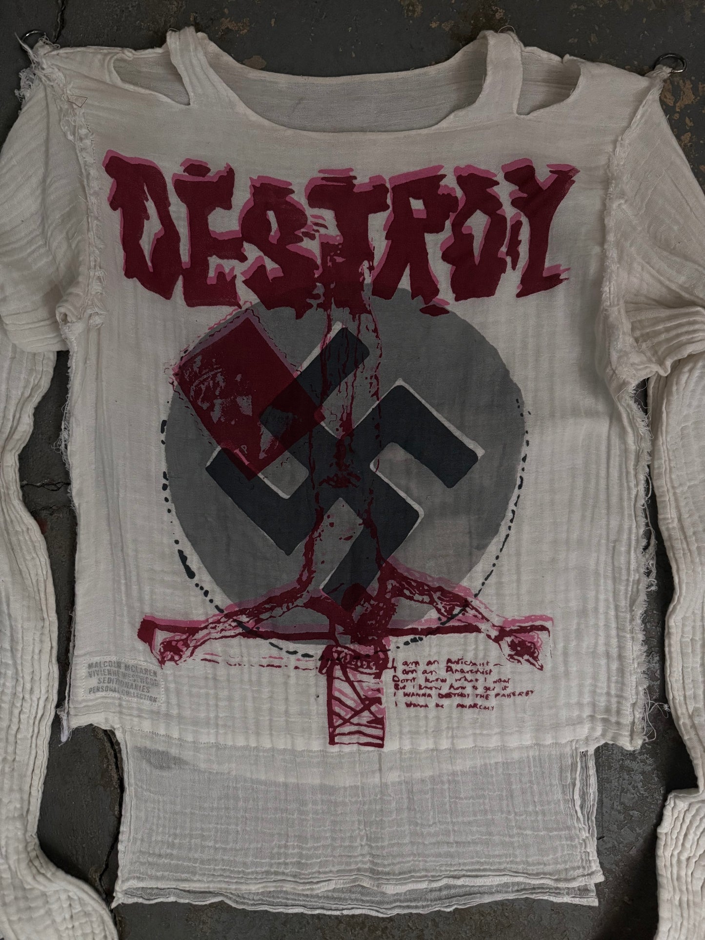Vivienne Westwood Seditionaries Destroy Christ Muslin