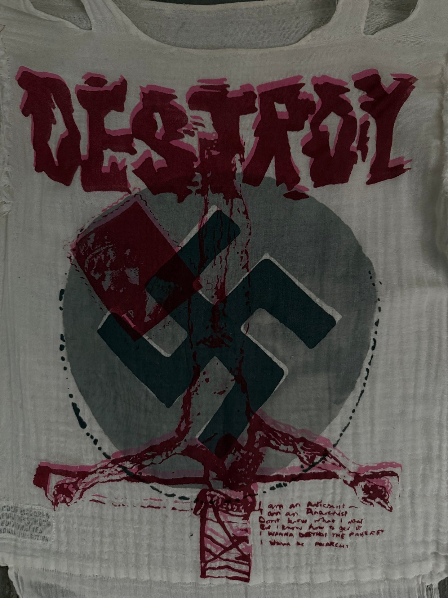 Vivienne Westwood Seditionaries Destroy Christ Muslin