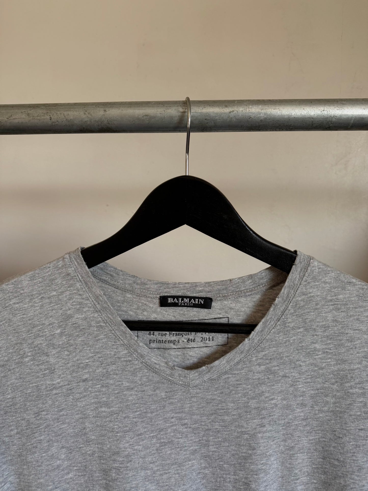 Balmain SS11 Distressed Tee