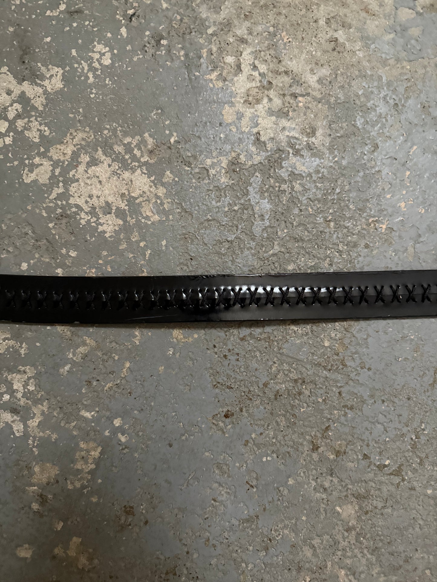 Dior SS04 “Strip” ‘X’ Overlocked Belt