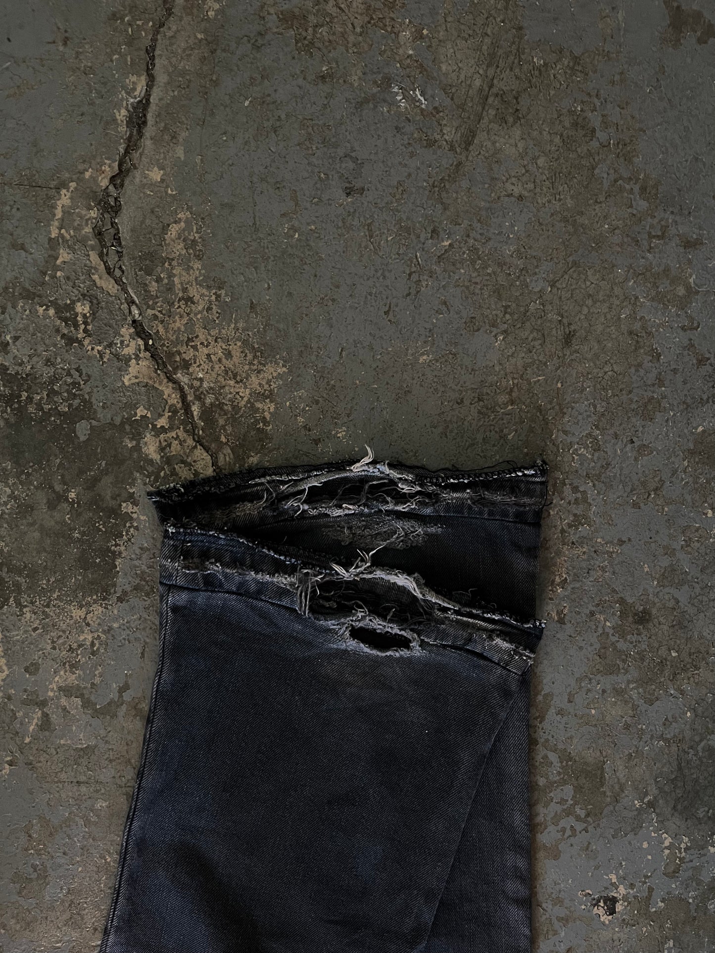 IFSIXWASNINE MudMax Pierced Flared Jeans