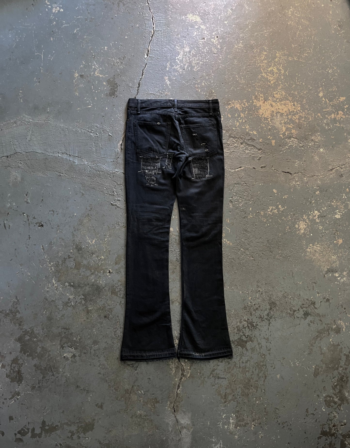 IFSIXWASNINE MudMax Pierced Flared Jeans