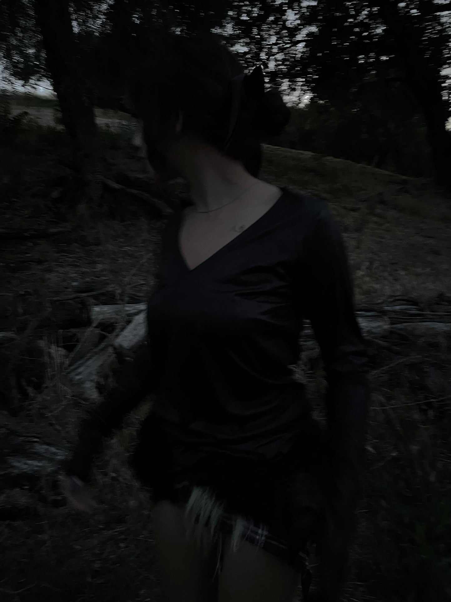 L.G.B. Waxed V-neck Longsleeve