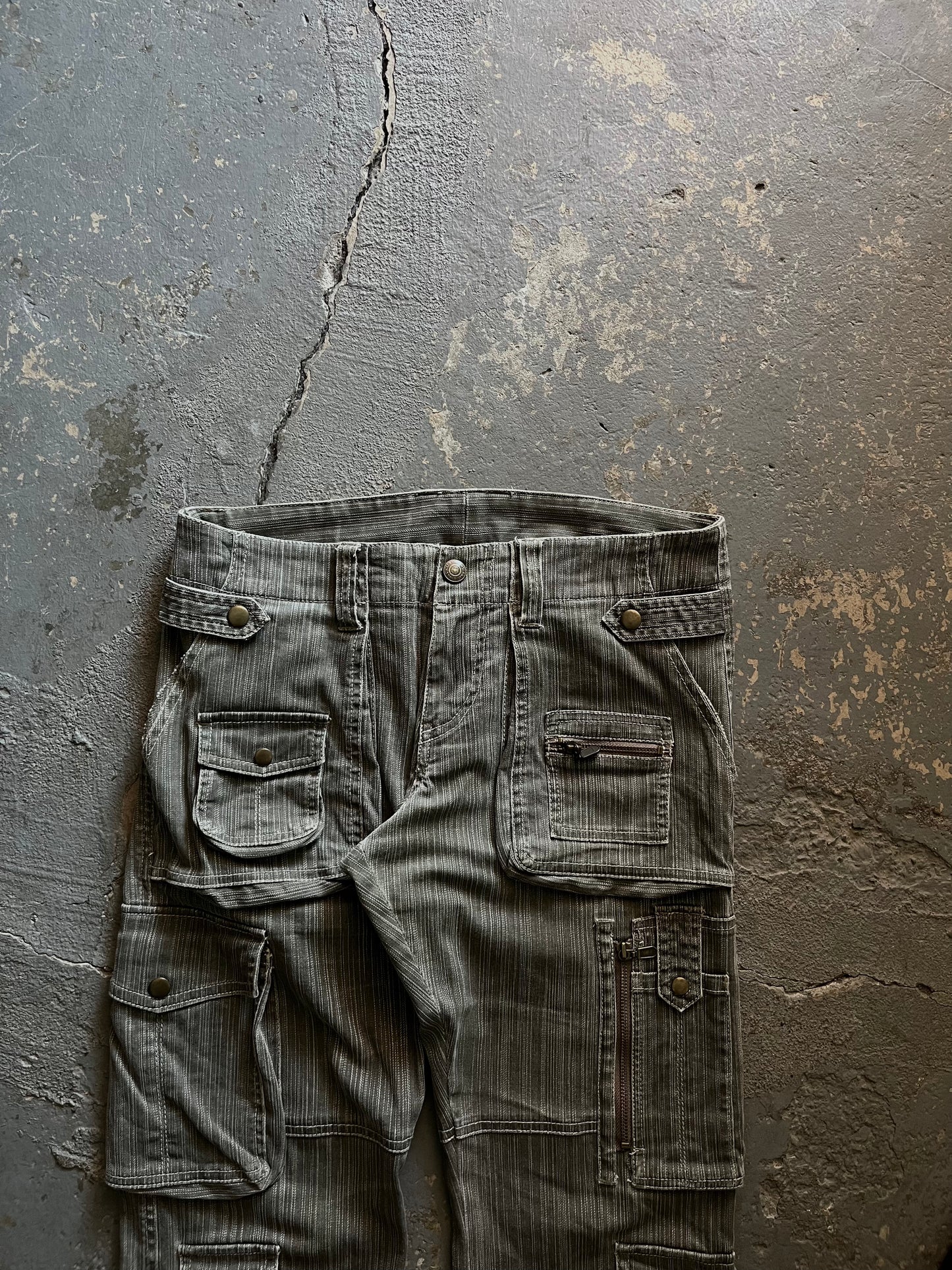 Tornado Mart Cargo Flared Pants