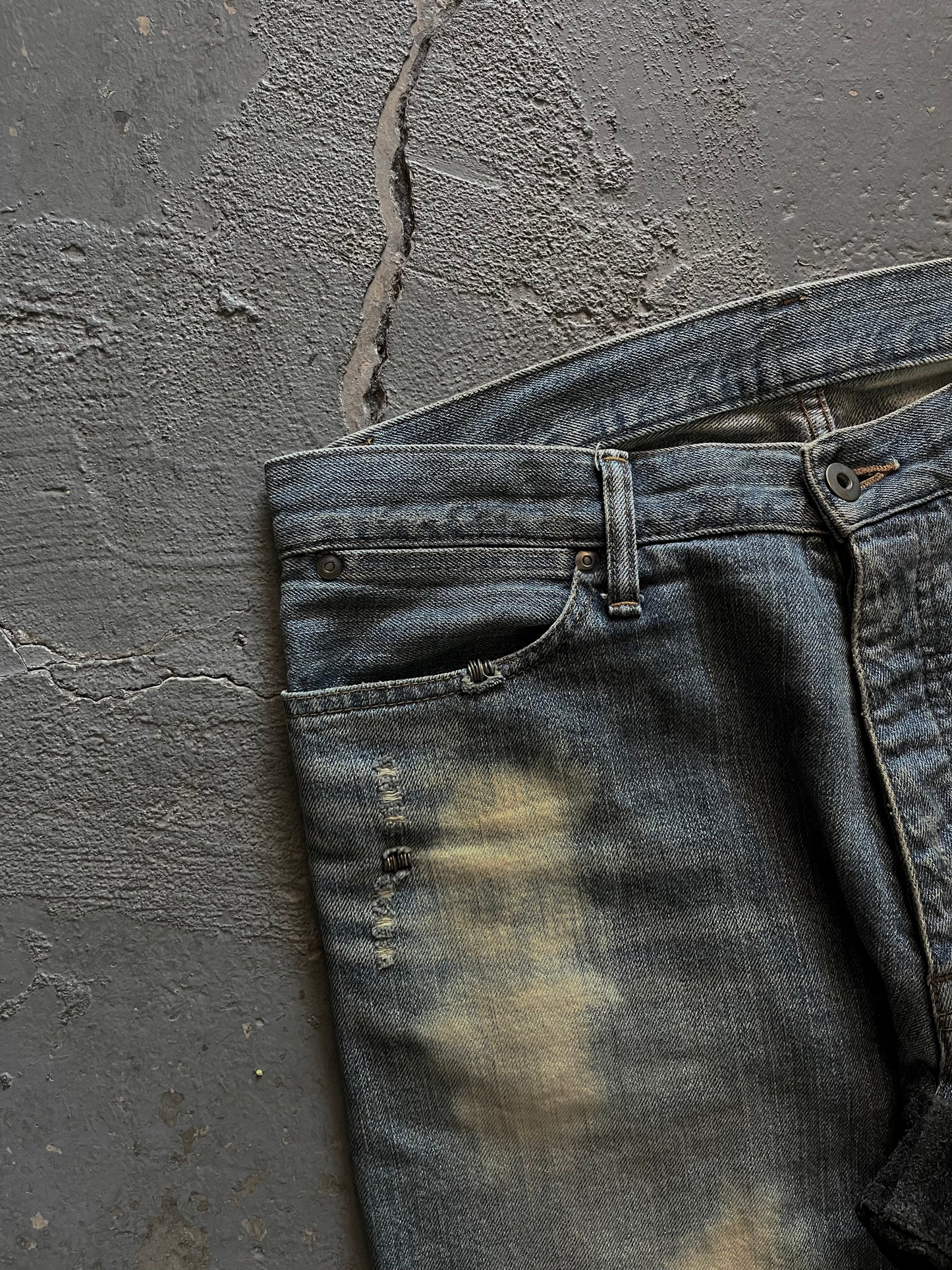 IFSIXWASNINE Mud Max Pierced Shorts