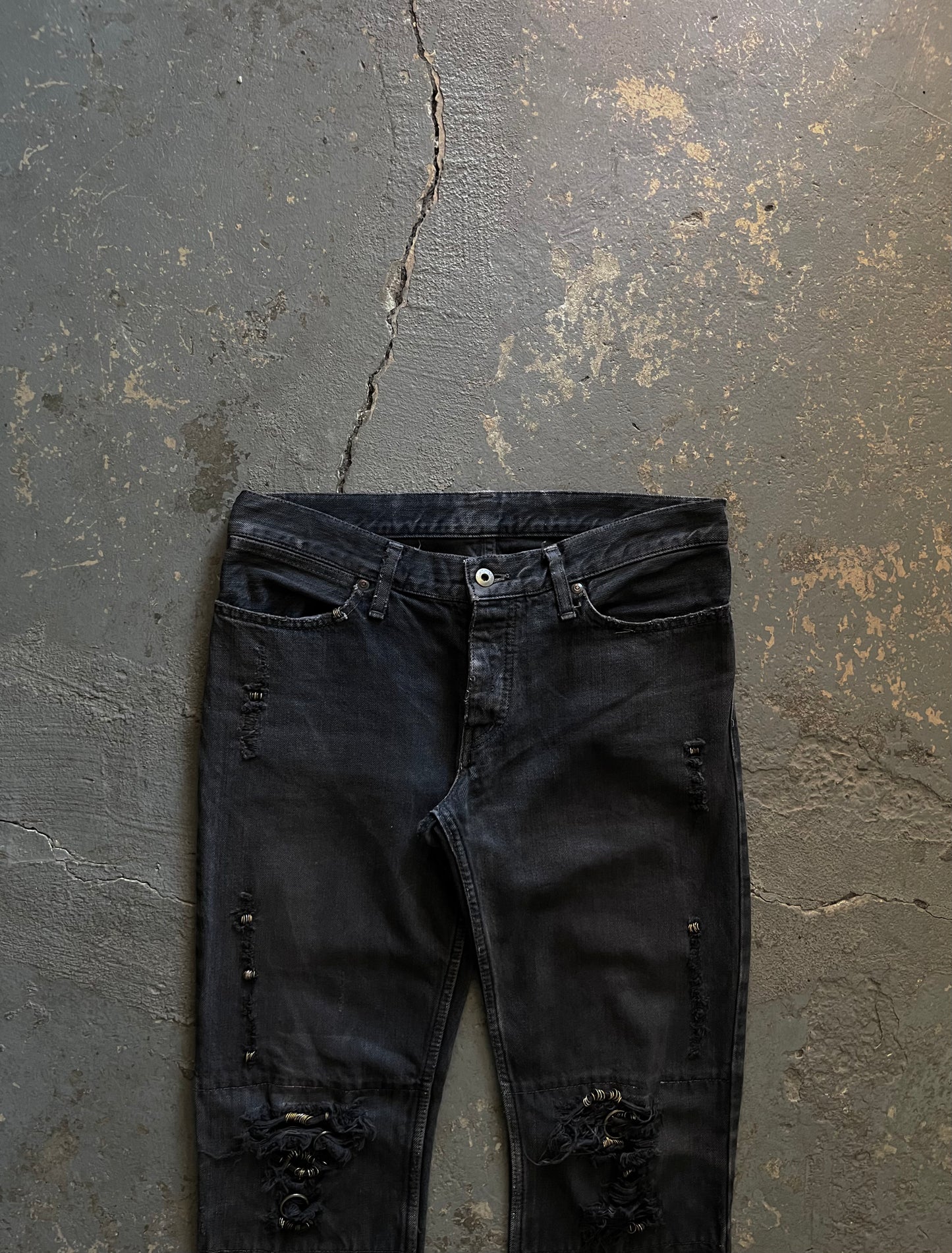 IFSIXWASNINE MudMax Pierced Flared Jeans