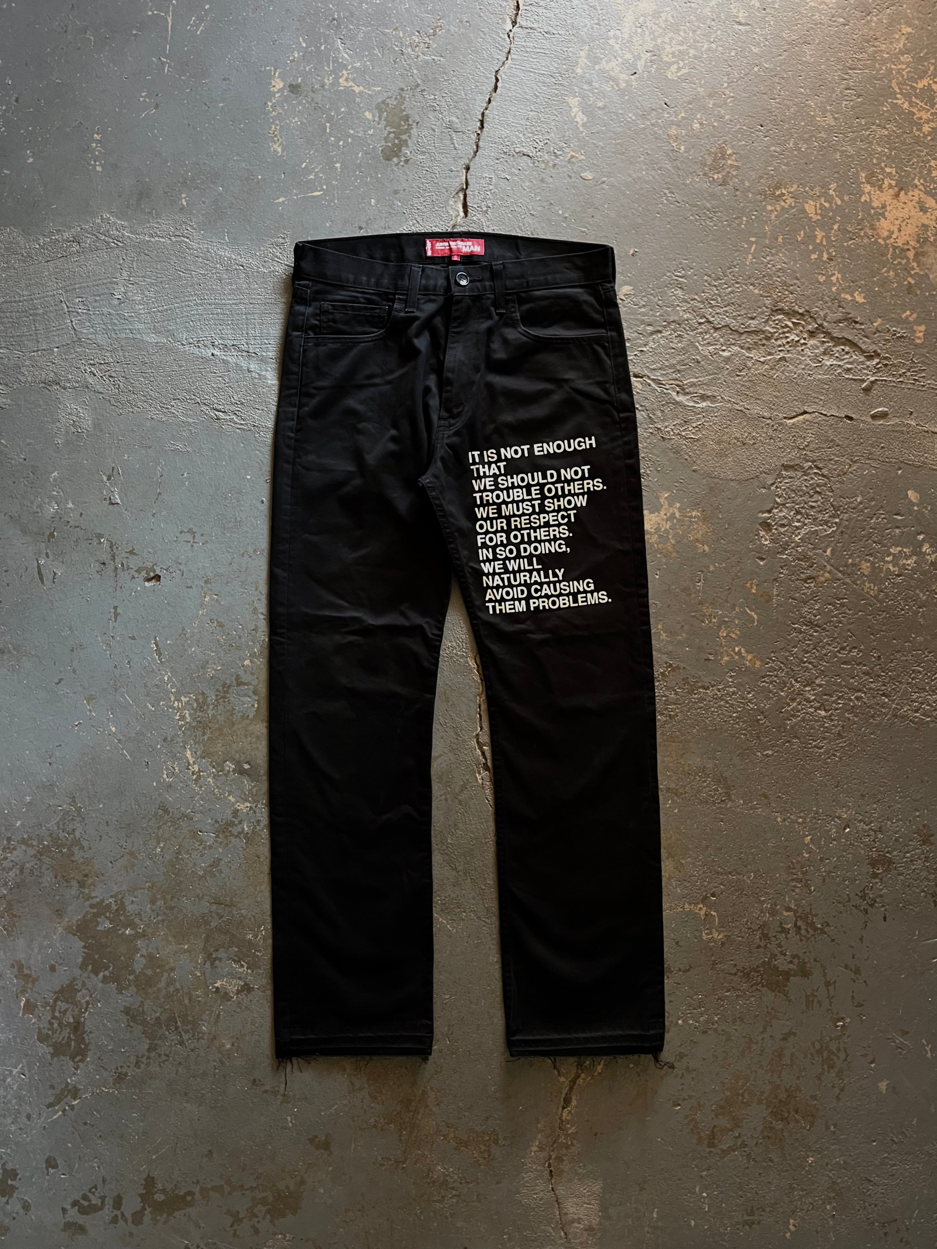 JUNYA WATANABE◇ Bondage Pants 2002-