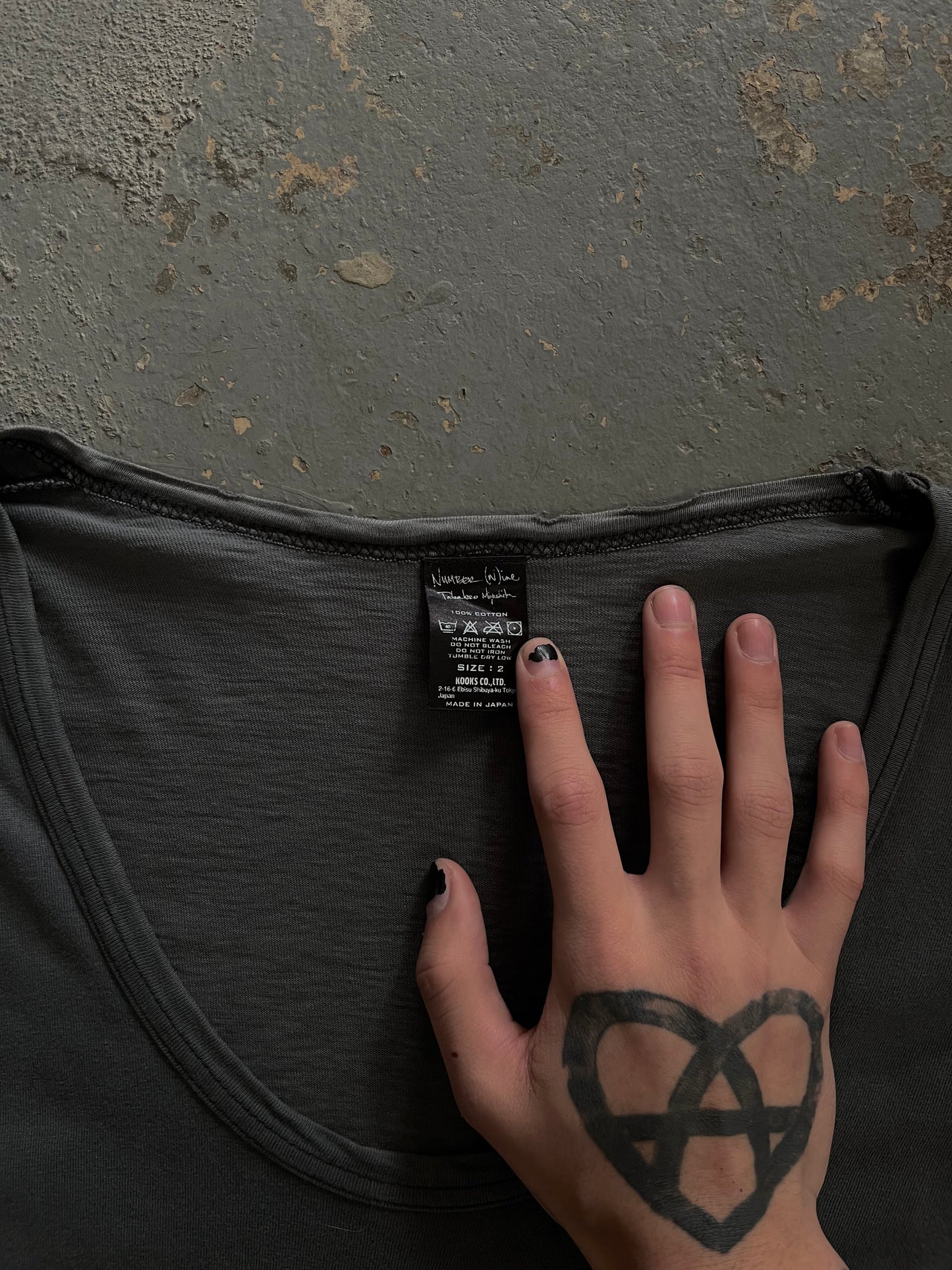 Number (N)ine AW06 “Nior” Celtic Longsleeve