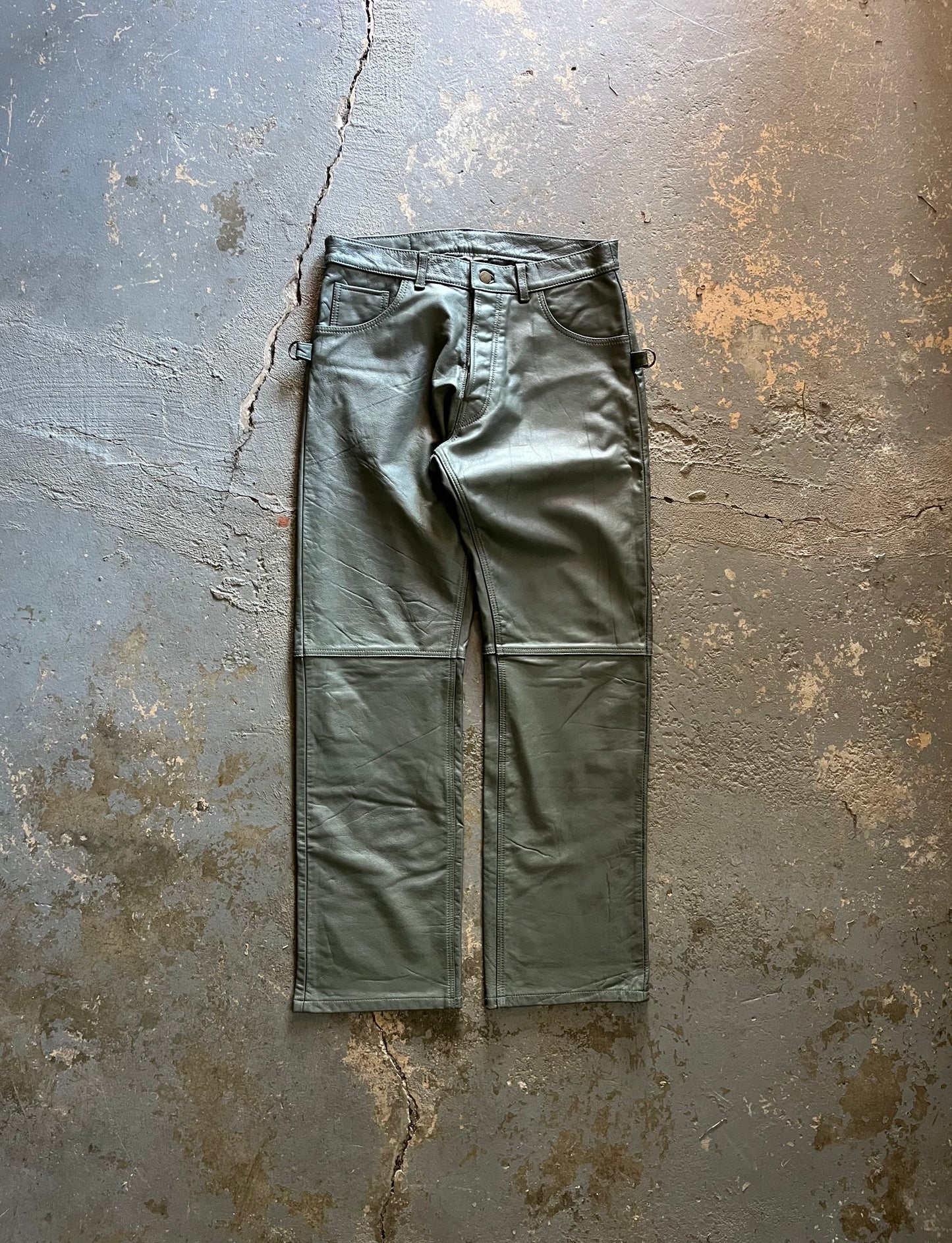 Beauty:Beast Leather D-Ring Pants