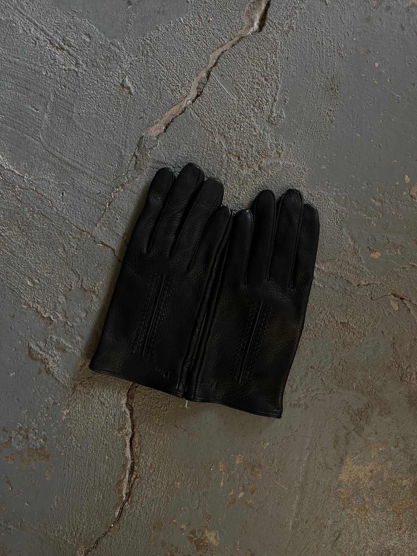 Dior Calfskin Leather Gloves