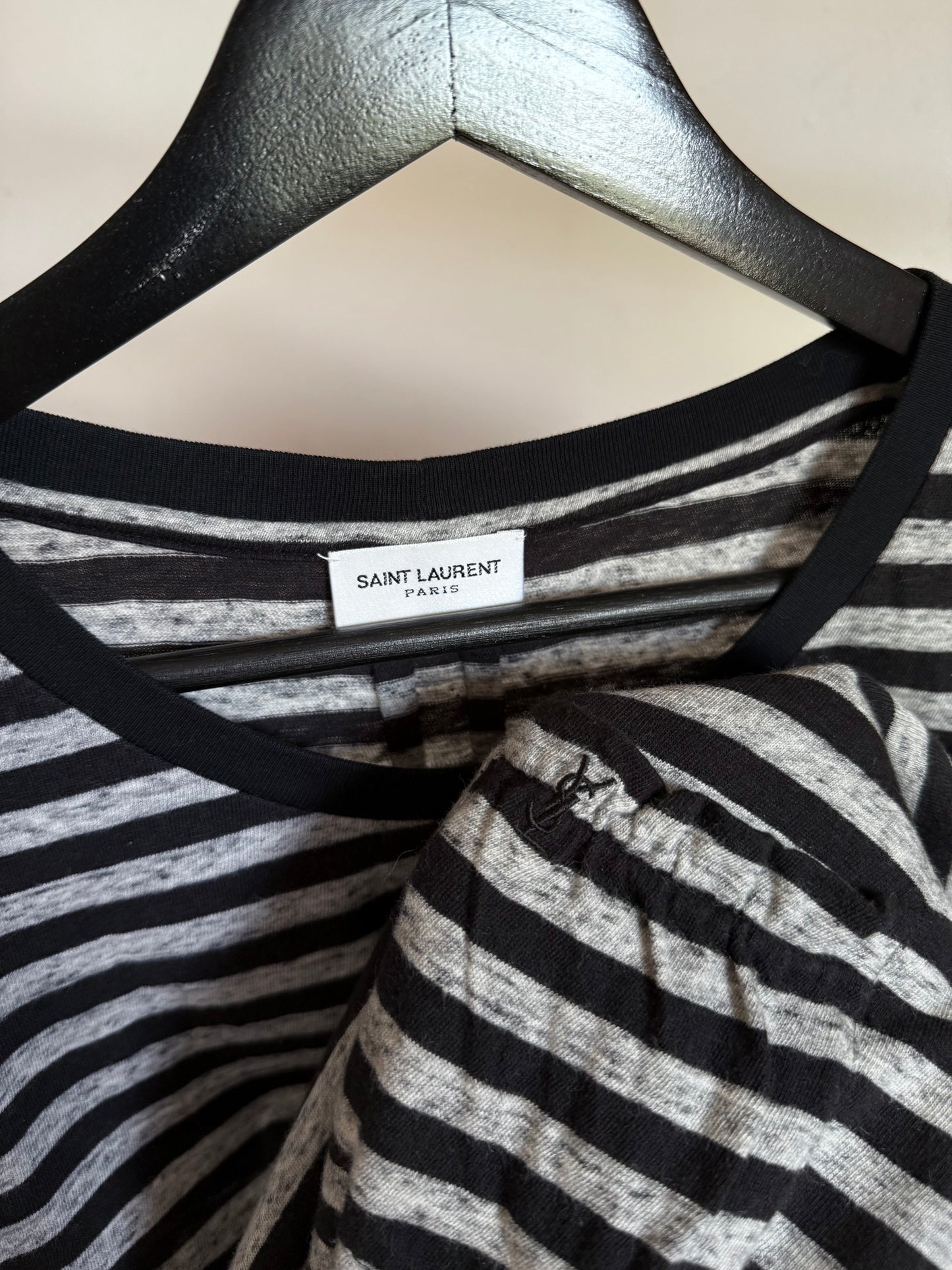 Saint Laurent AW13 ‘YSL’ Pocket Tee