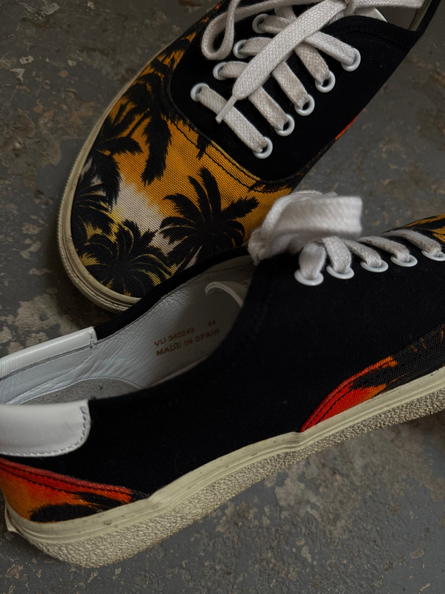 Saint Laurent SS16 “Surf Sound” Palm Tree Sunset Skate 20 Sneaker