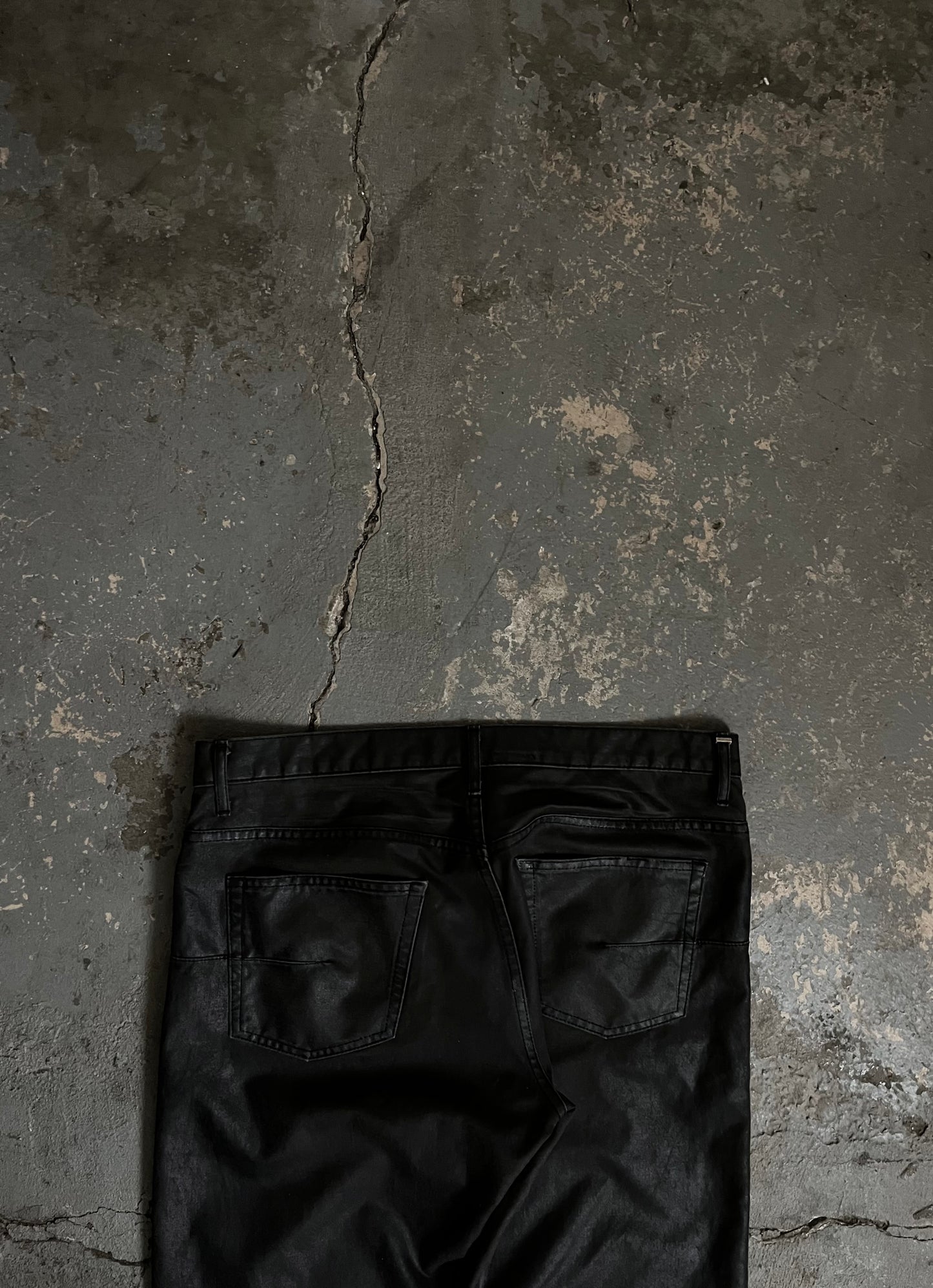 Dior AW03 “Luster” Waxed Pants