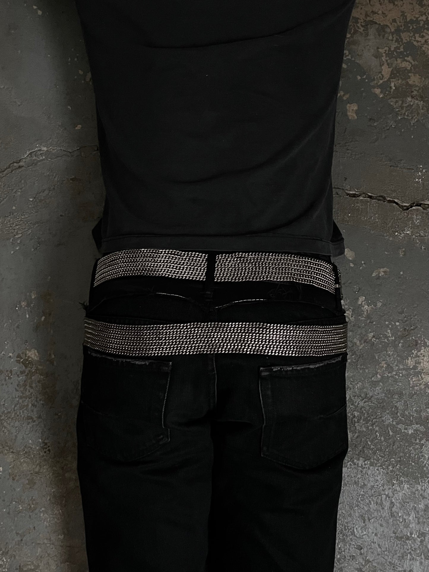 Dior SS04 “Strip” Chainmail Belt