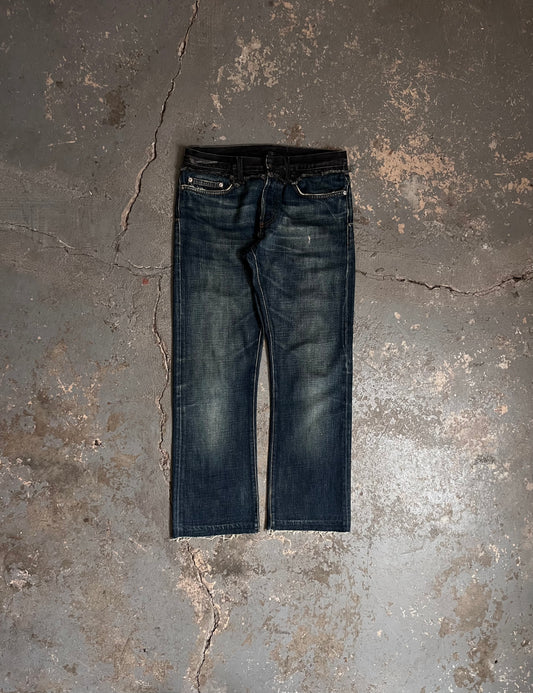 Dior AW06 “These Days Are Grey” Cummerbund Jeans